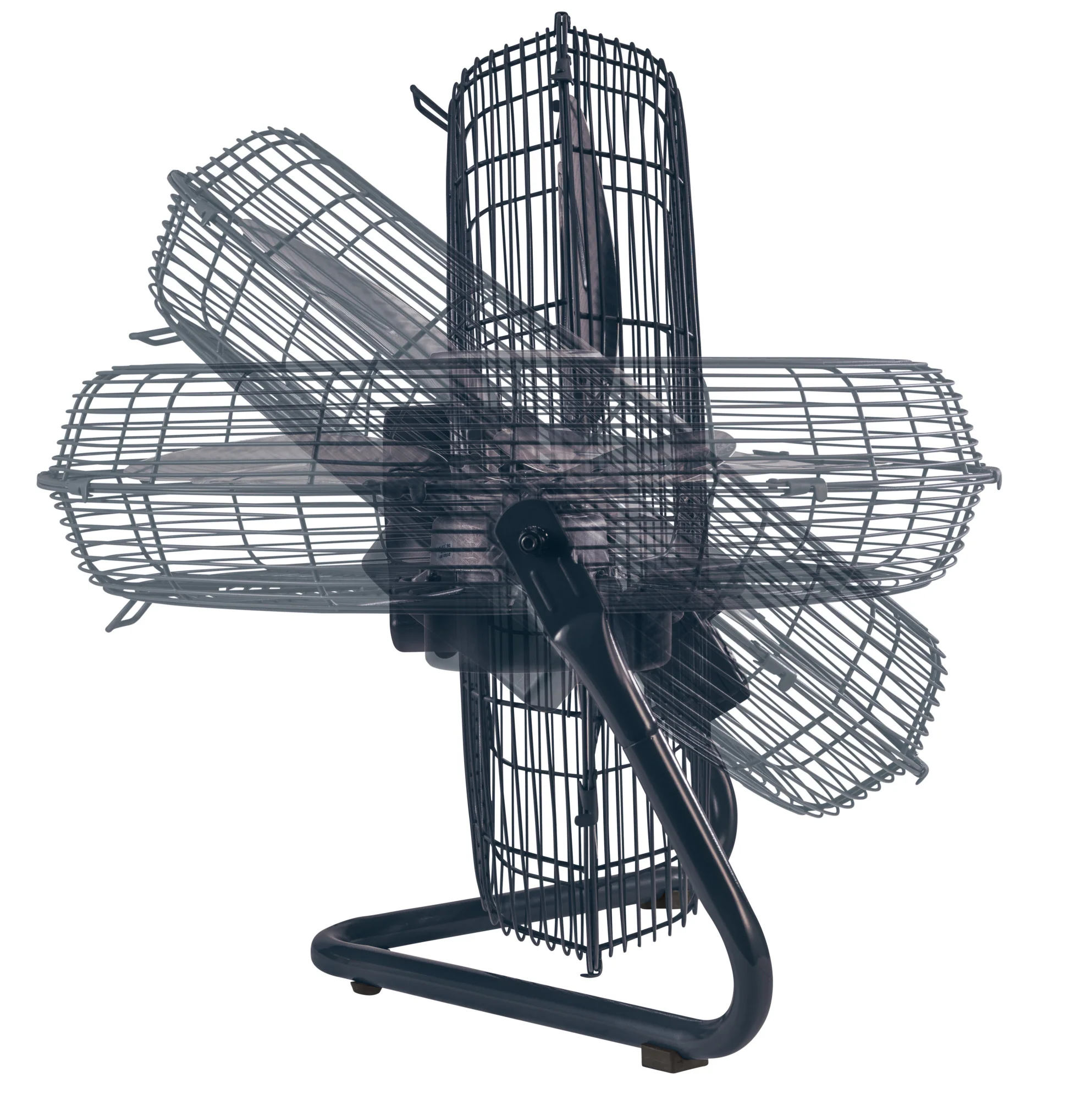 Lasko 20" High Velocity Floor Fan: Wall Mount, 3-Speed, Pivoting, Gray - Image 5