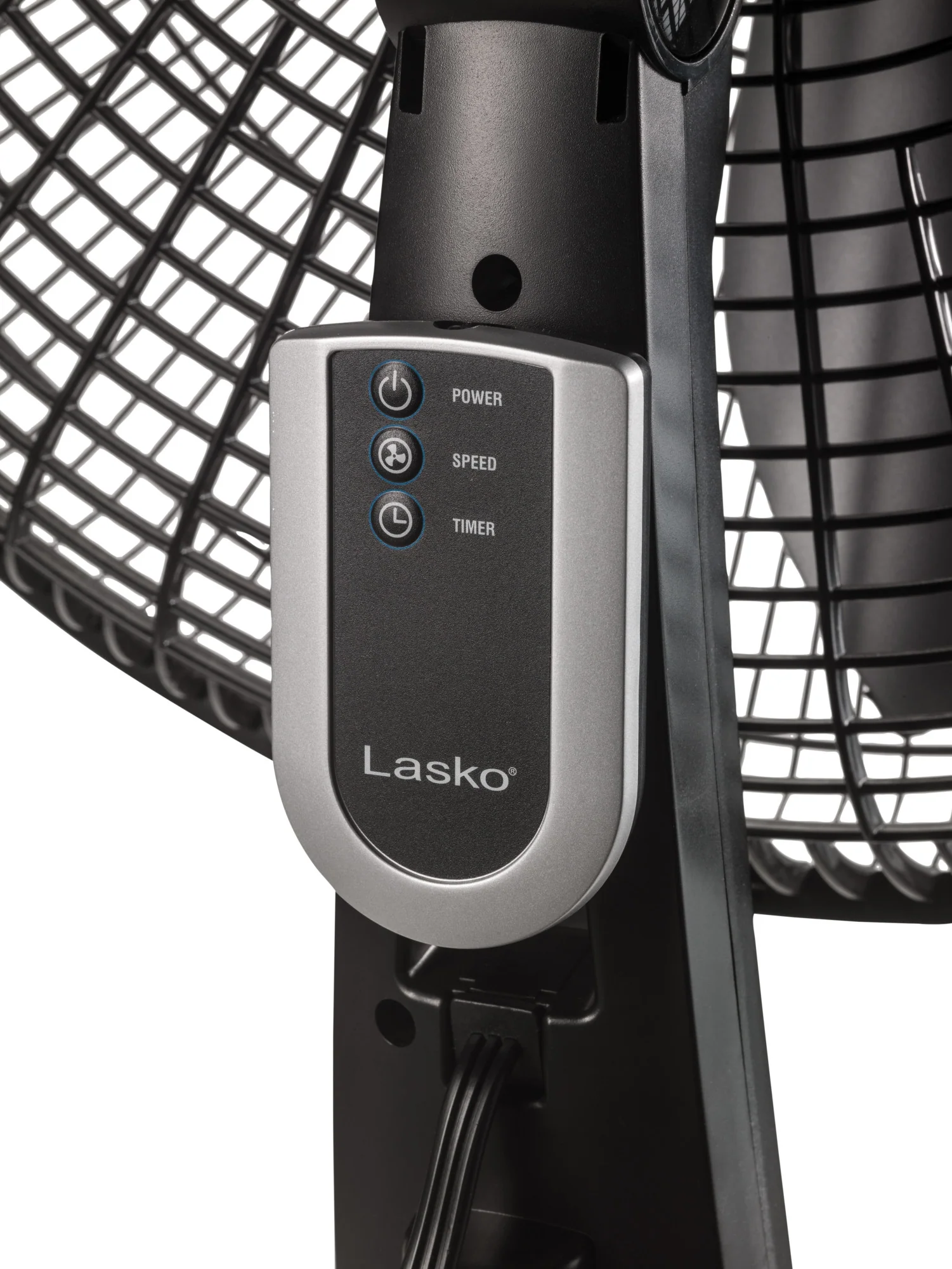 Lasko 20" Pedestal Fan (4-speed, remote, timer, black) - Image 6