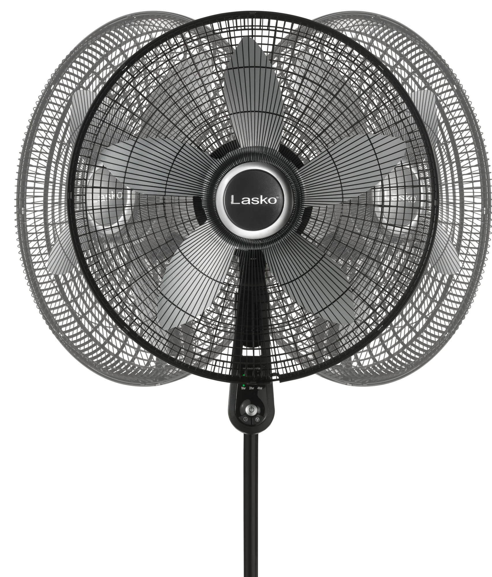Lasko 20" Pedestal Fan (4-speed, remote, timer, black) - Image 8