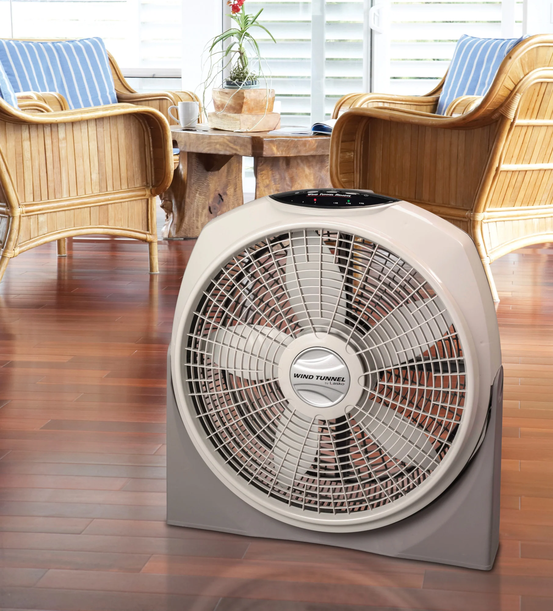 Lasko 20" Air Circulator Fan: Wall Mount, 3-Speed, Remote, Timer, Tan - Image 14