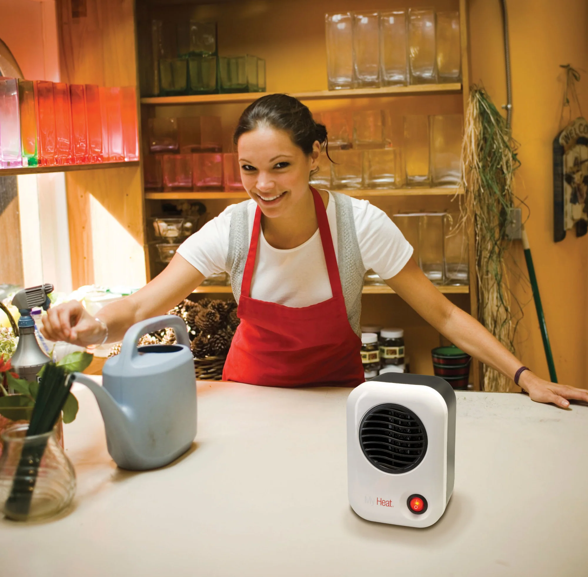Lasko 200W MyHeat Personal Desk/Tabletop Space Heater with Simple Controls, 101, White - Image 8
