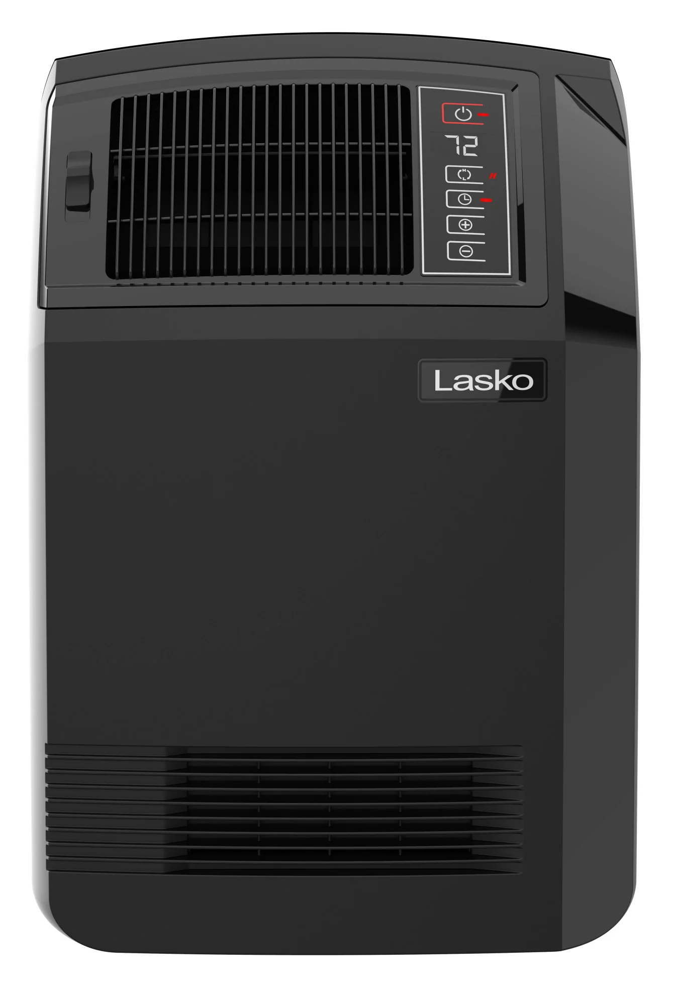 Lasko 23 in. 1500W Cyclonic Ceramic Console Heater with Remote, CC24910, Black - Image 2