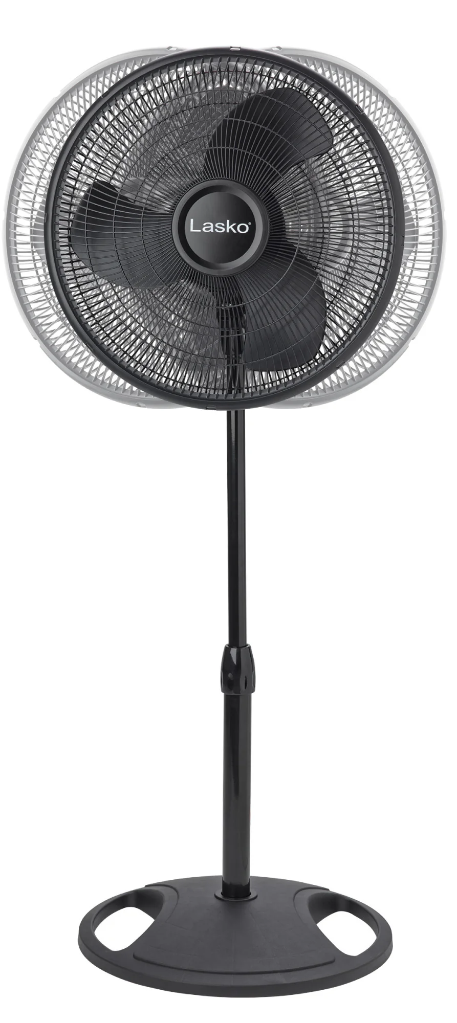 Lasko 16" Pedestal Fan: Oscillating, 3-Speed,  Adjustable Height, Black - Image 10