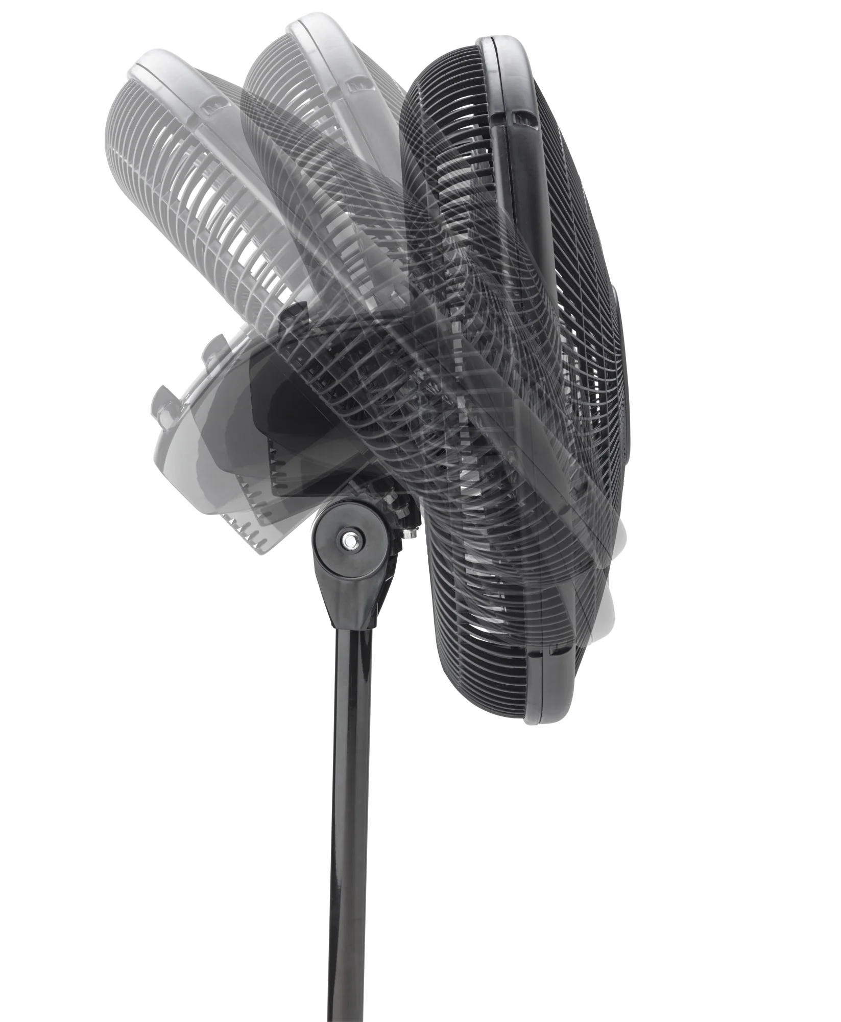 Lasko 16" Pedestal Fan: Oscillating, 3-Speed,  Adjustable Height, Black - Image 12