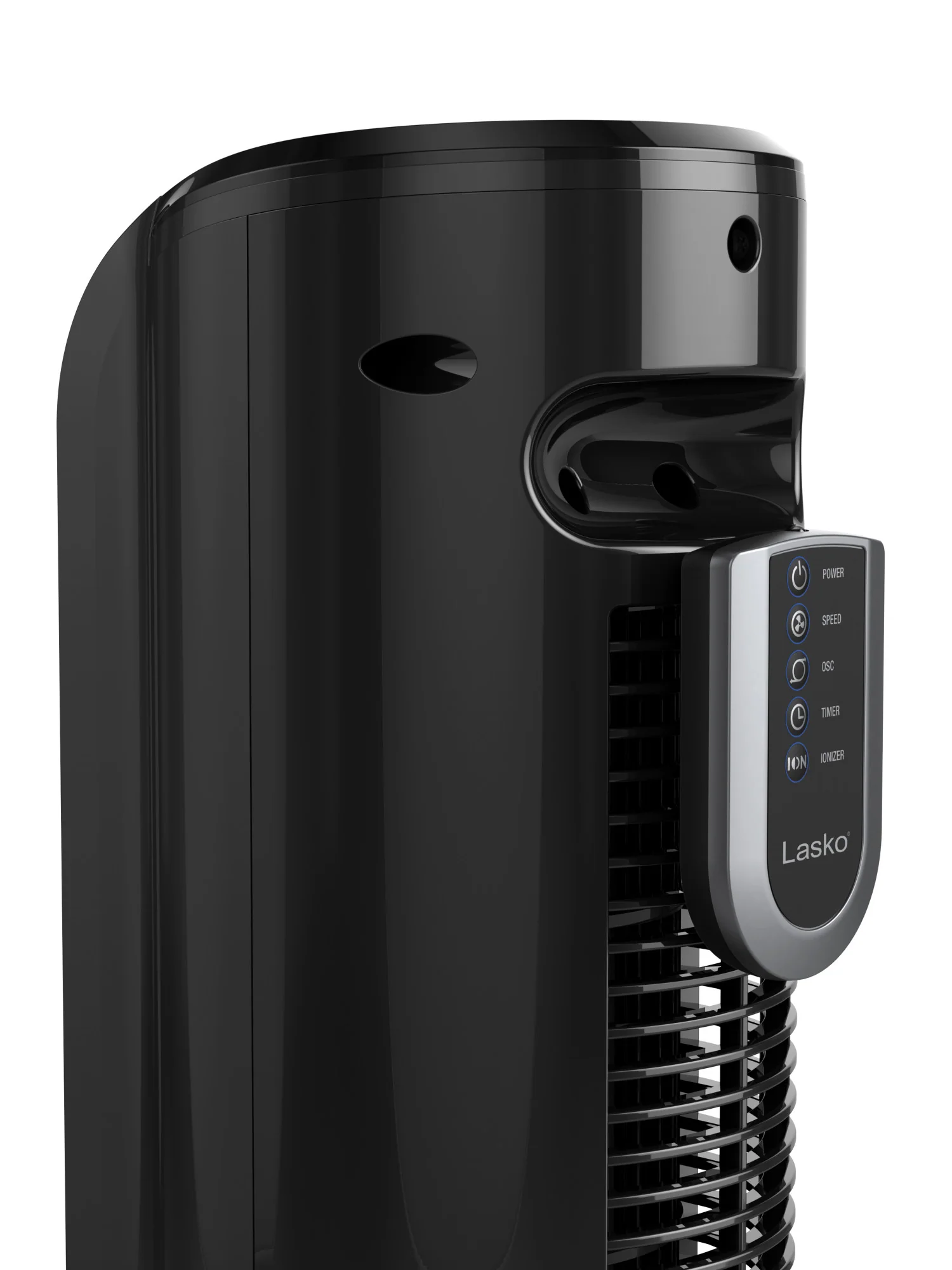 Lasko 32" Tower Fan: Oscillating, 3-Speed, Remote, Timer, Ionizer, Black - Image 5
