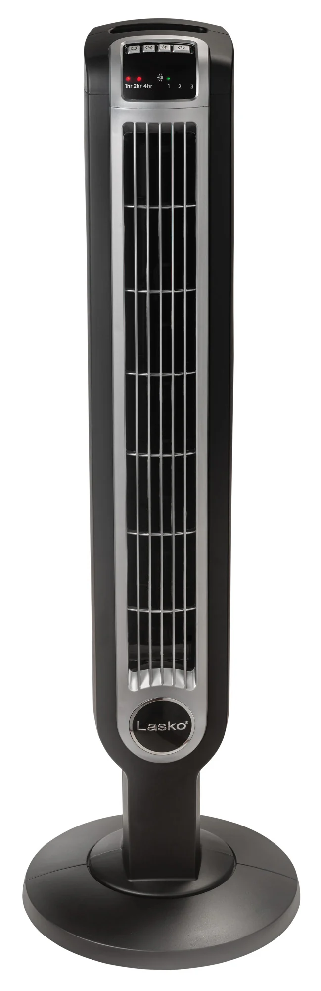 Lasko 36" Tower Fan: Oscillating, 3-Speed, Remote, Timer, Black - Image 8