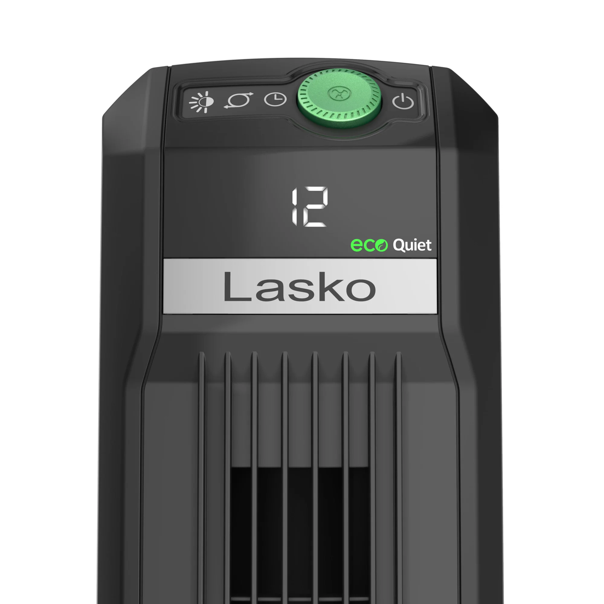 Lasko EcoQuiet 42" DC Tower Fan: Oscillating, 12-Speed, Remote, Black - Image 9