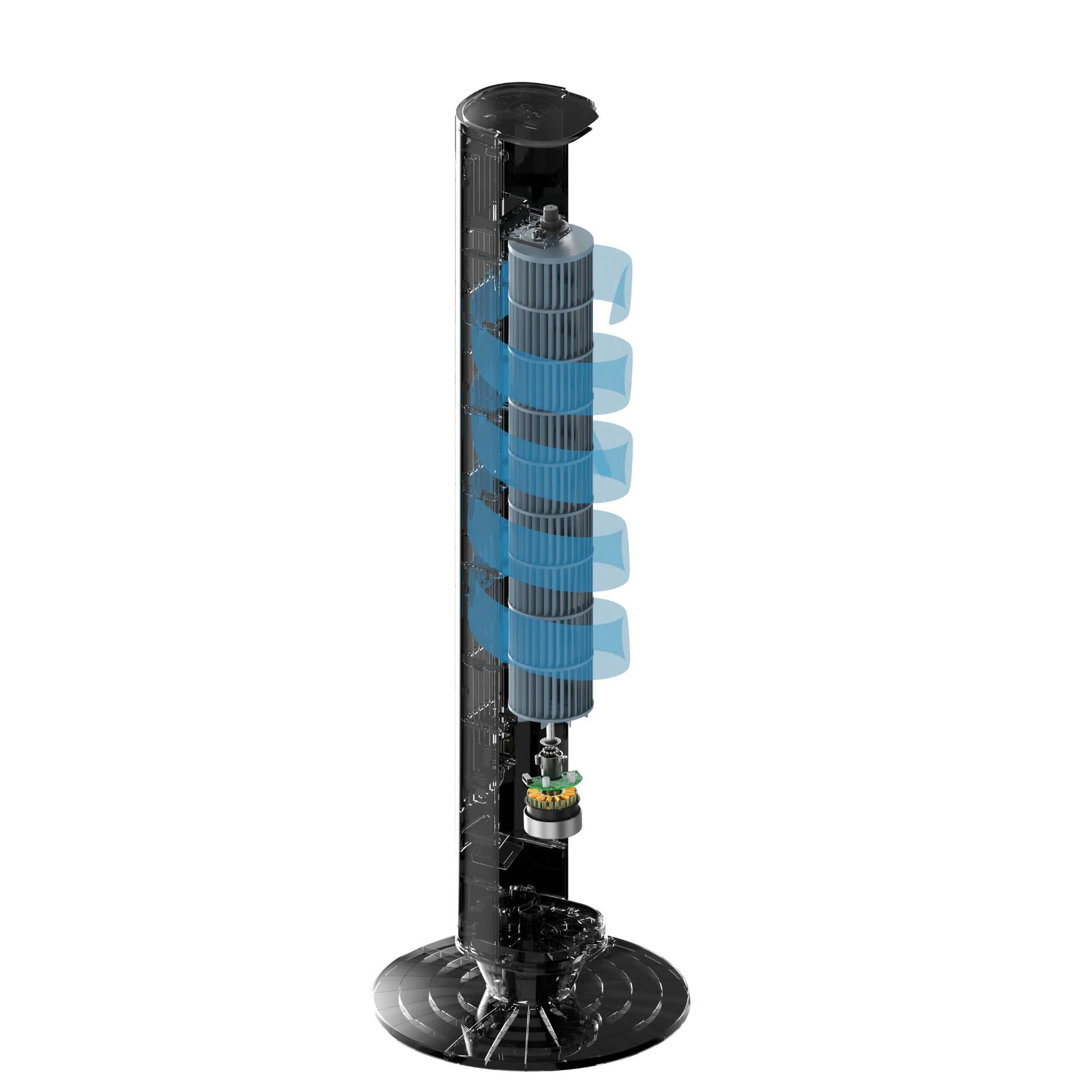 Lasko 42" DC Tower Fan: Oscillating, 12-Speed, Remote, Timer, Black - Image 15