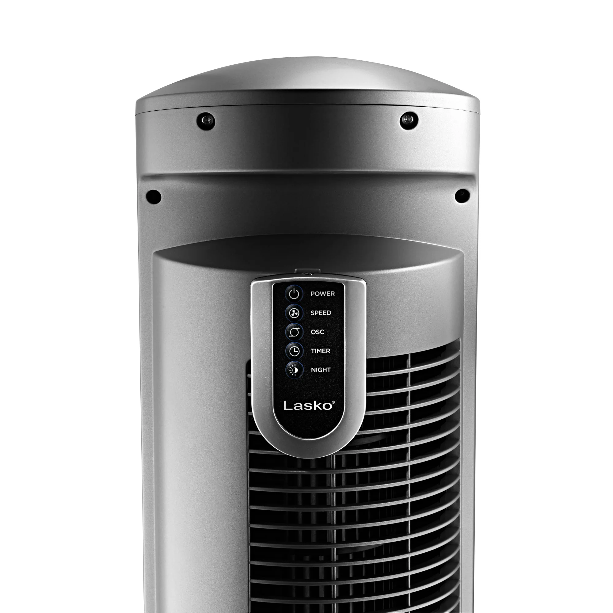 Lasko Wind Curve 42" Tower Fan: Oscillating, 3-Speed, Remote, Timer, Silver - Image 10