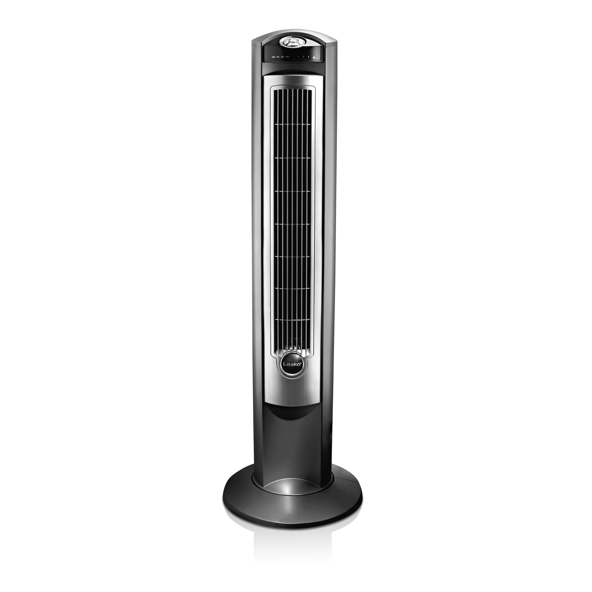 Lasko Wind Curve 42" Tower Fan: Oscillating, 3-Speed, Remote, Timer, Silver - Image 7