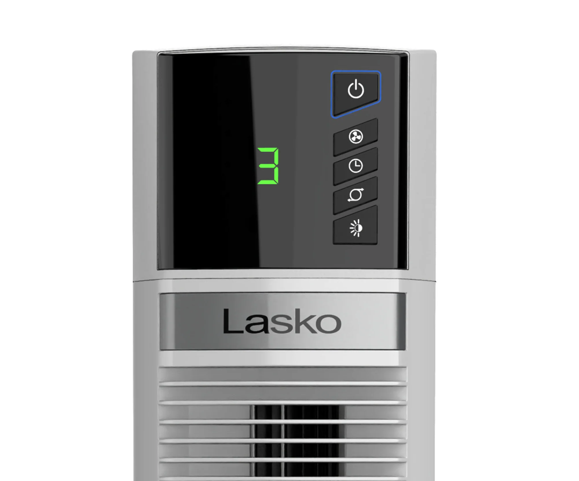 Lasko 47" Smart Tower Fan: Oscillating, 4-Speed, Timer, Alexa Enabled, White - Image 9