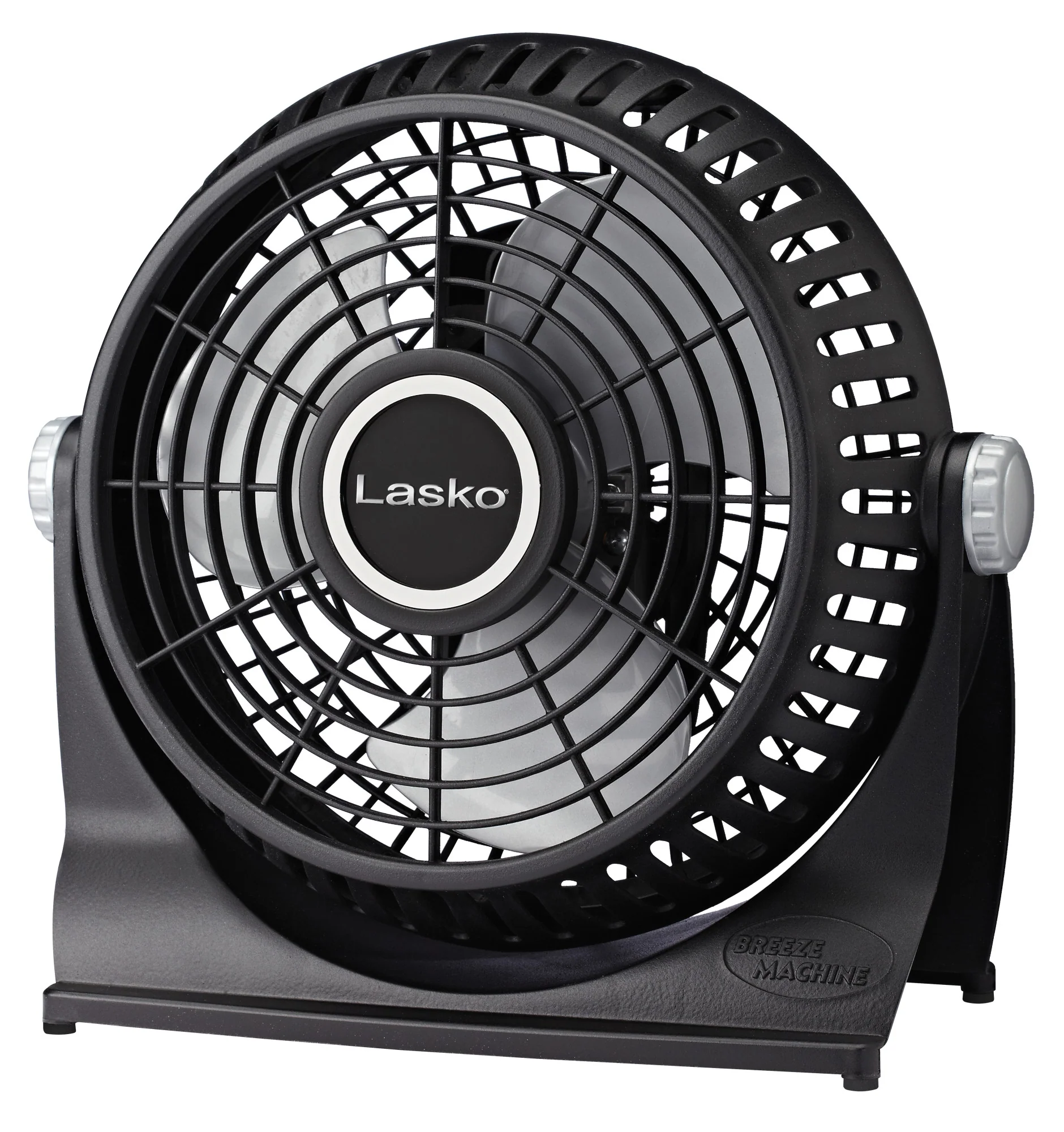 Lasko Breeze Machine 8" Desk Fan: 2-Speed, Pivoting, Black