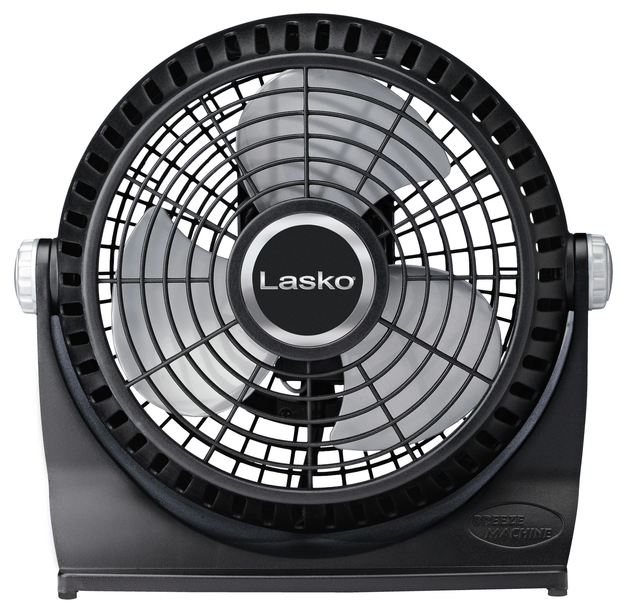 Lasko Breeze Machine 8" Desk Fan: 2-Speed, Pivoting, Black - Image 3