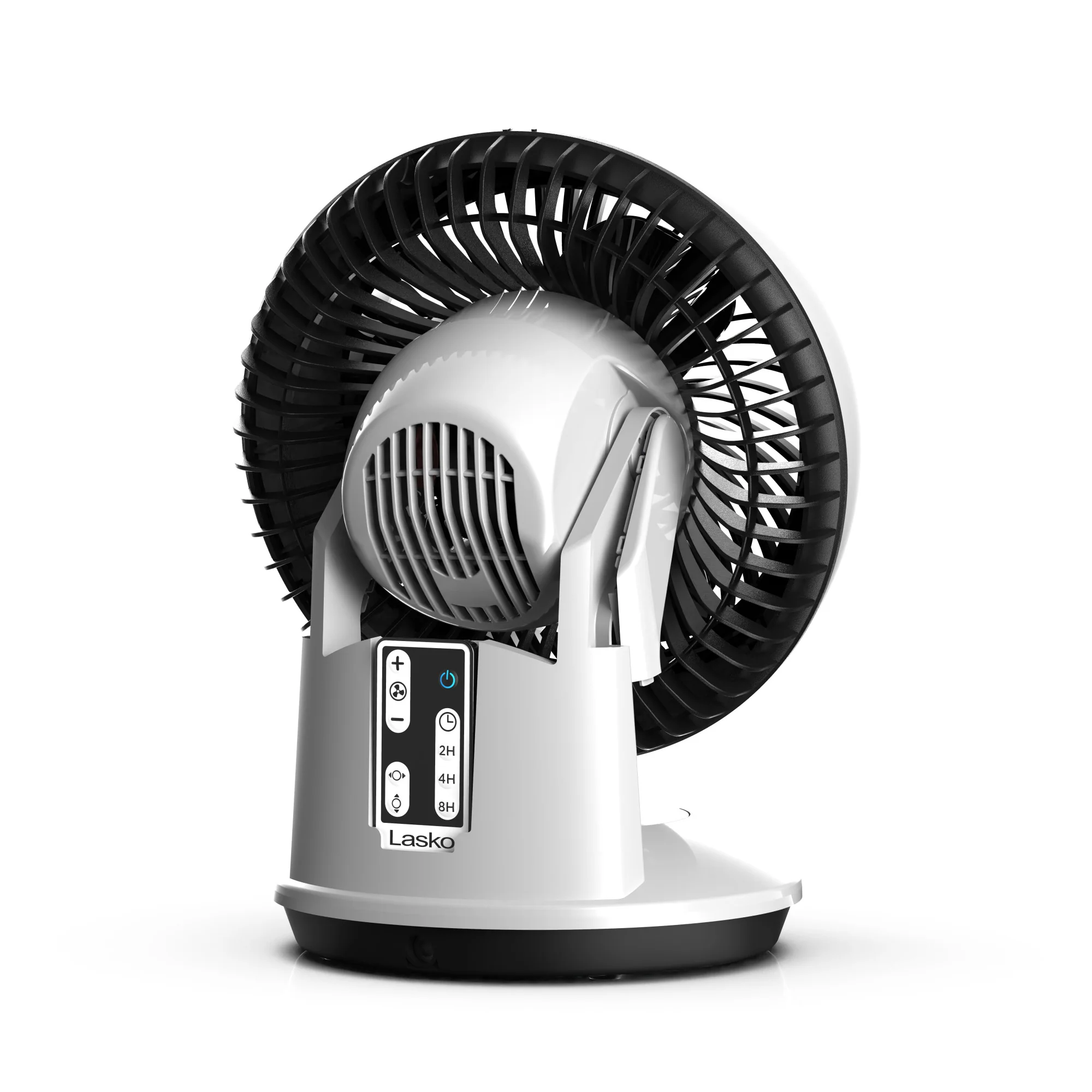 Lasko Whirlwind 7" Table Fan: Dual Oscillation, 3-Speed, Remote, White - Image 12