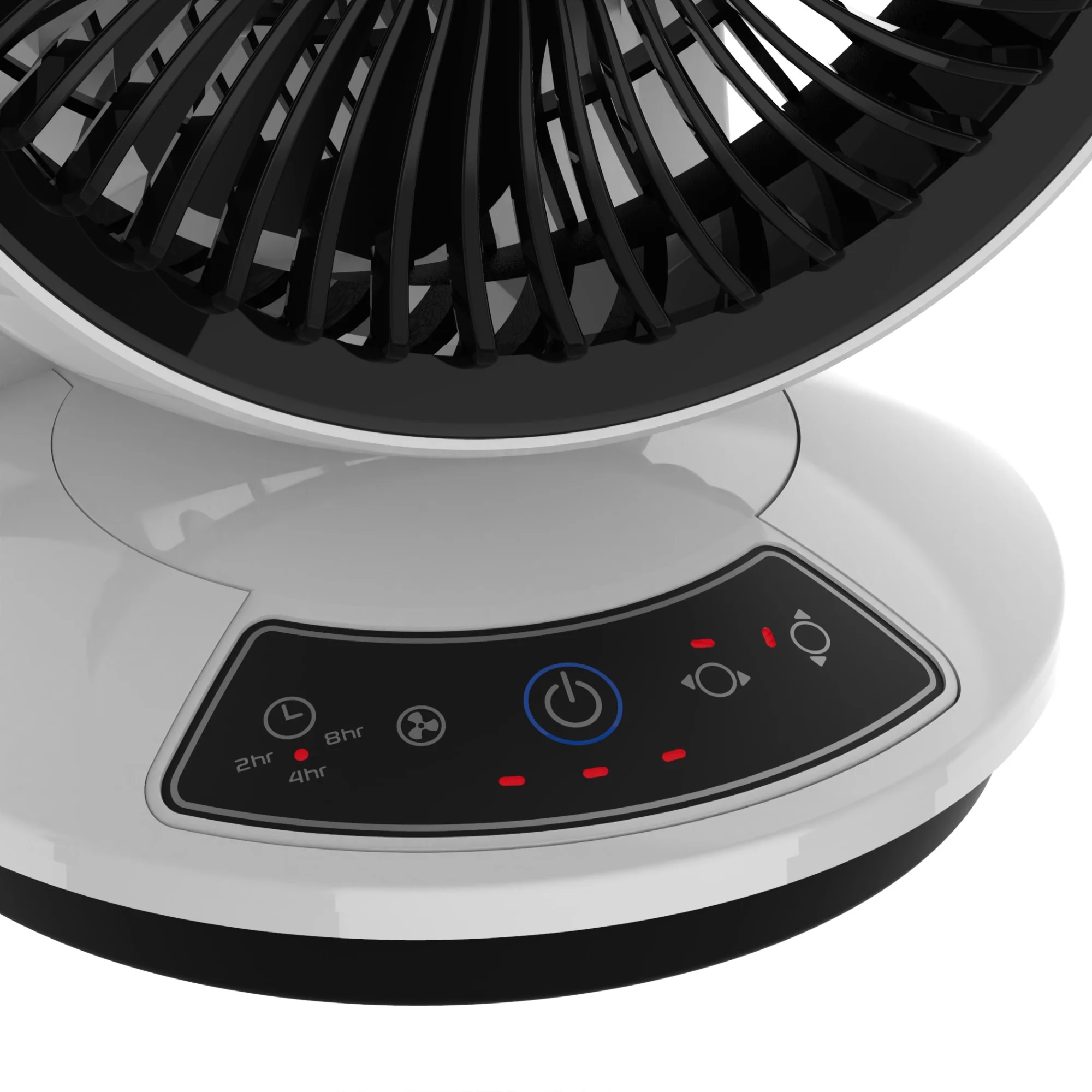 Lasko Whirlwind 7" Table Fan: Dual Oscillation, 3-Speed, Remote, White - Image 8