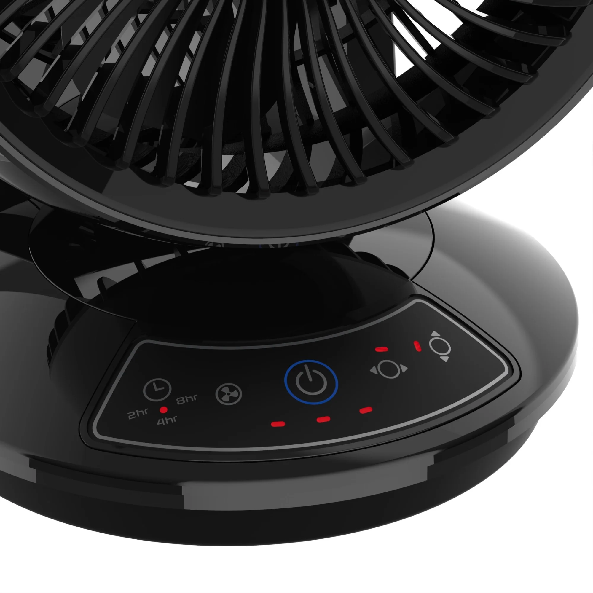 Lasko Whirlwind 7" Table Fan: Dual Oscillation, 3-Speed, Remote, Black - Image 8