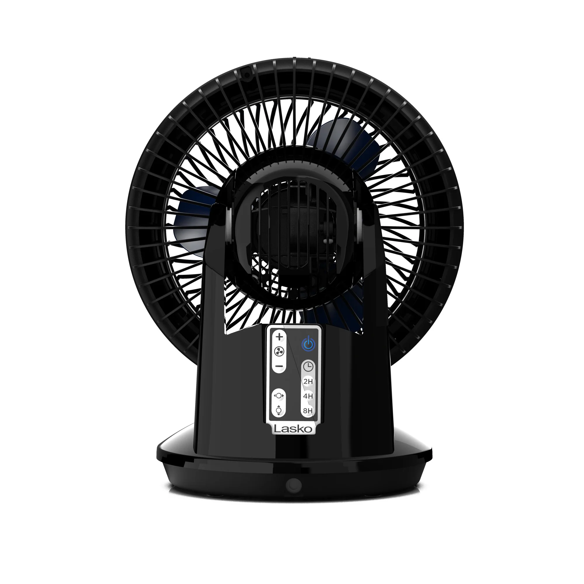 Lasko Whirlwind 7" Table Fan: Dual Oscillation, 3-Speed, Remote, Black - Image 9