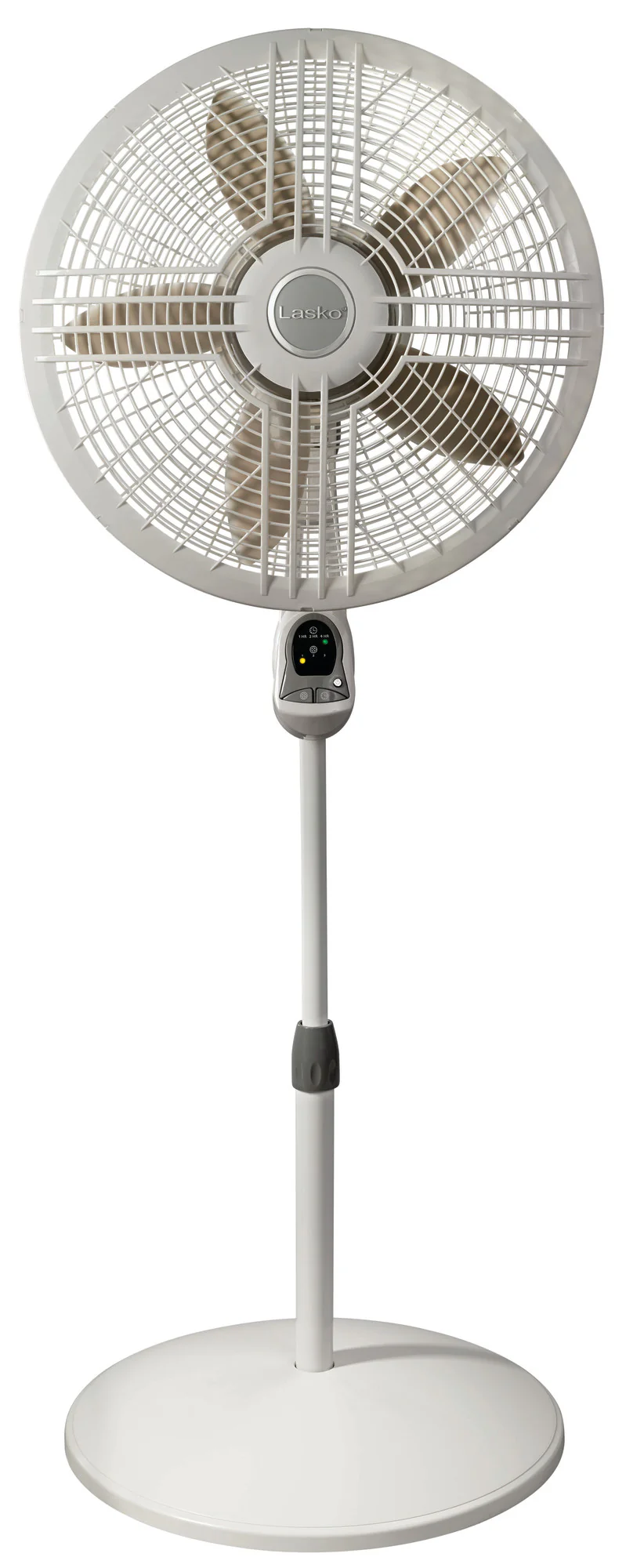 Lasko 18" Pedestal Fan: Oscillating, 3-Speed, Remote, Timer, White - Image 3