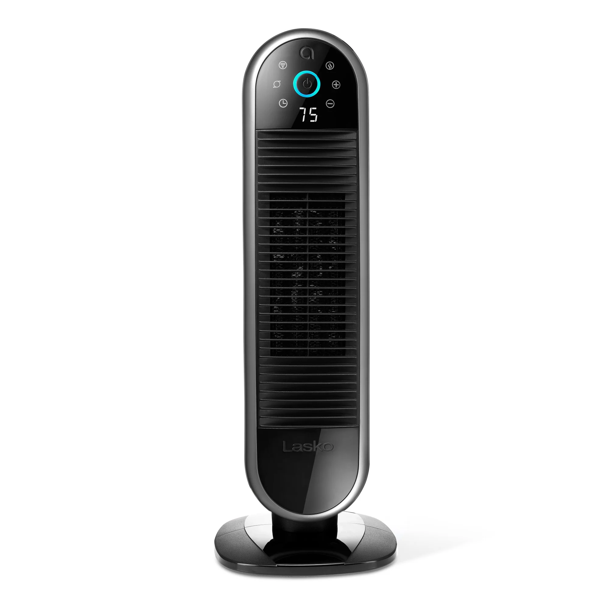 Lasko Aria™ 22" Ceramic Tower Heater (3 heat settings, remote, timer, smart, black) - Image 7