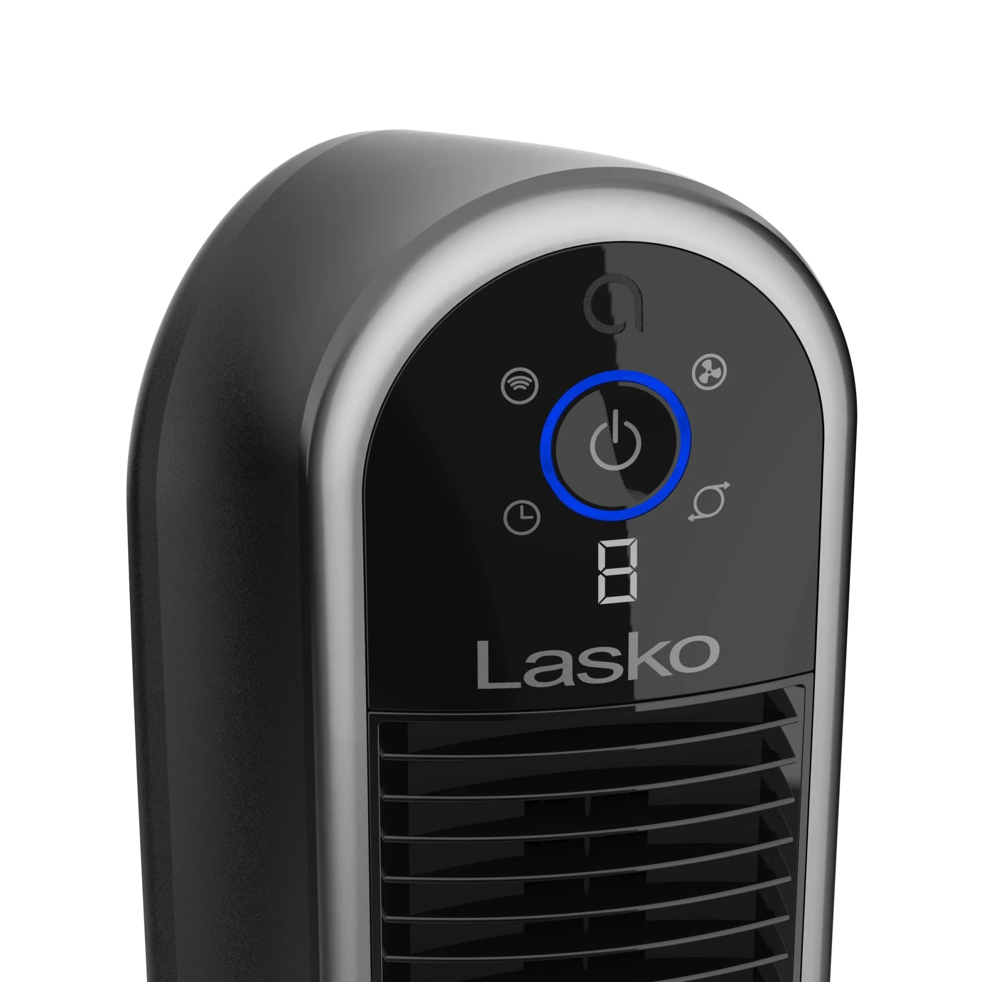 Lasko 40" Smart Tower Fan: Oscillating, 5-Speed, Timer, Wi-Fi, Black - Image 10