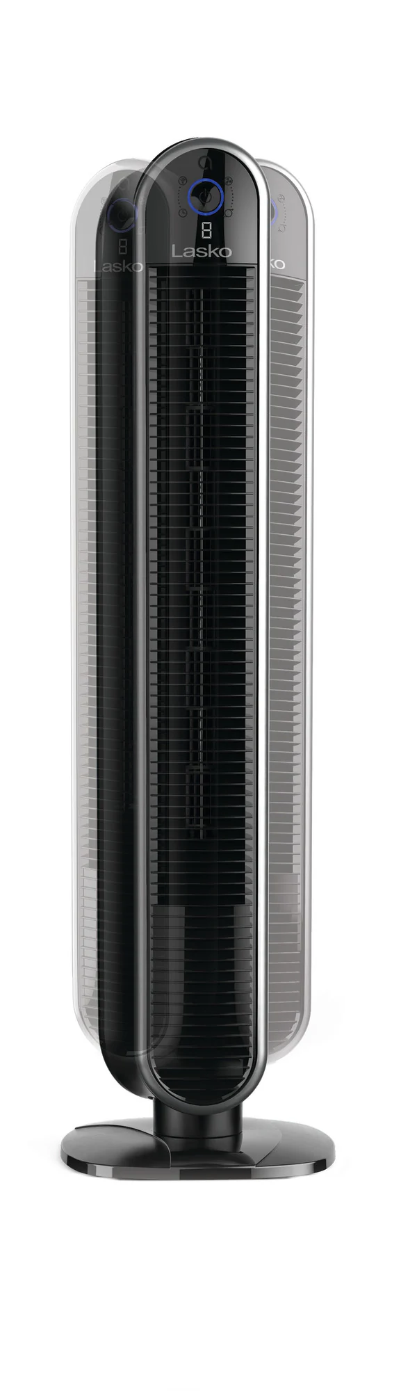 Lasko 40" Smart Tower Fan: Oscillating, 5-Speed, Timer, Wi-Fi, Black - Image 12