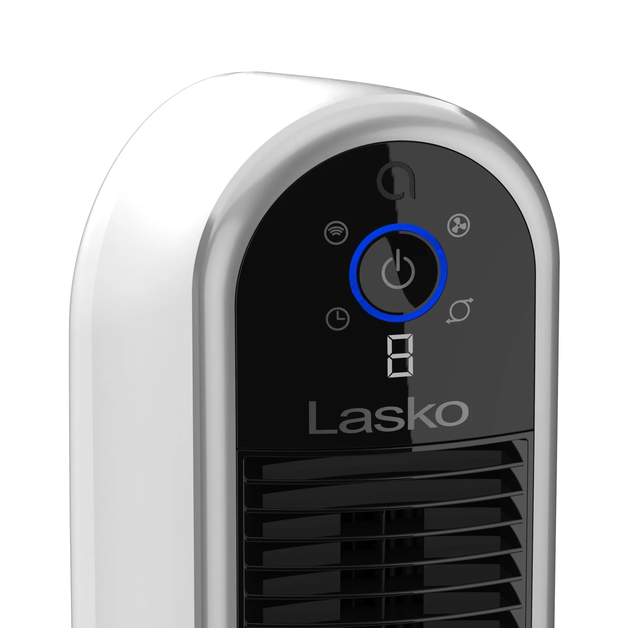 Lasko 40" Smart Tower Fan: Oscillating, 5-Speed, Timer, Wi-Fi, White - Image 10