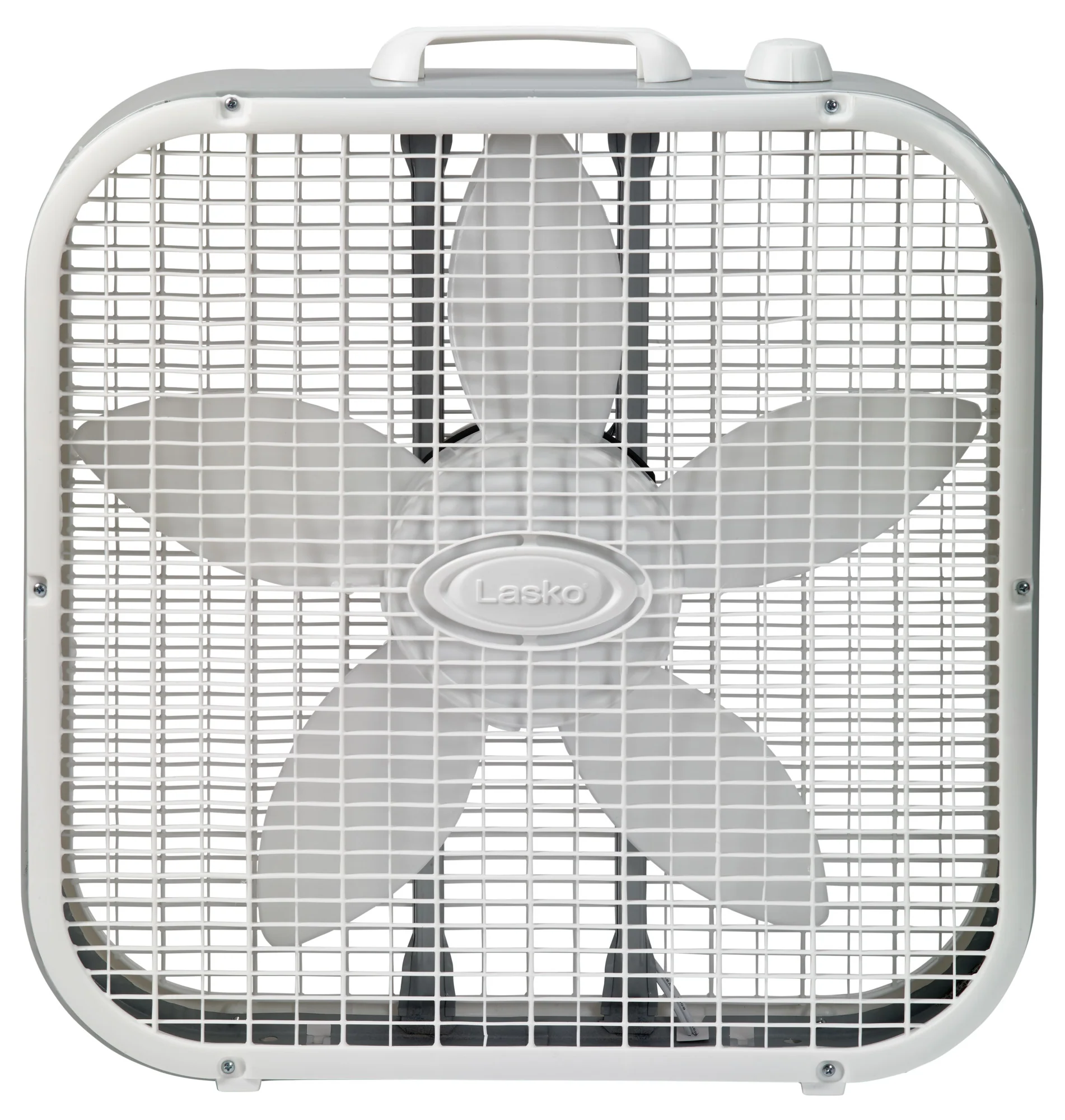 Lasko 20" Box Fan: 3-Speed, Weather-Resistant Motor, Gray - Image 7