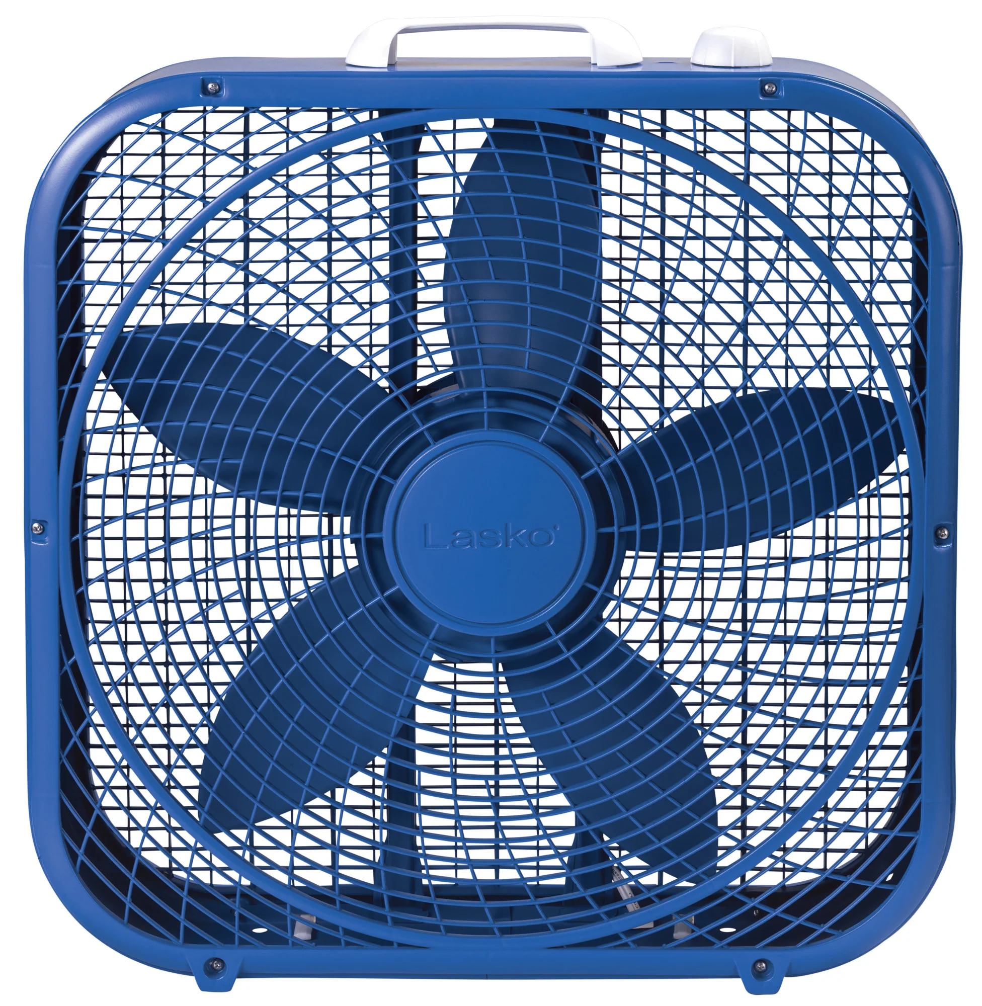 Lasko Cool Colors 20" Box Fan: 3-Speed, Weather-Resistant Motor, Blue - Image 8