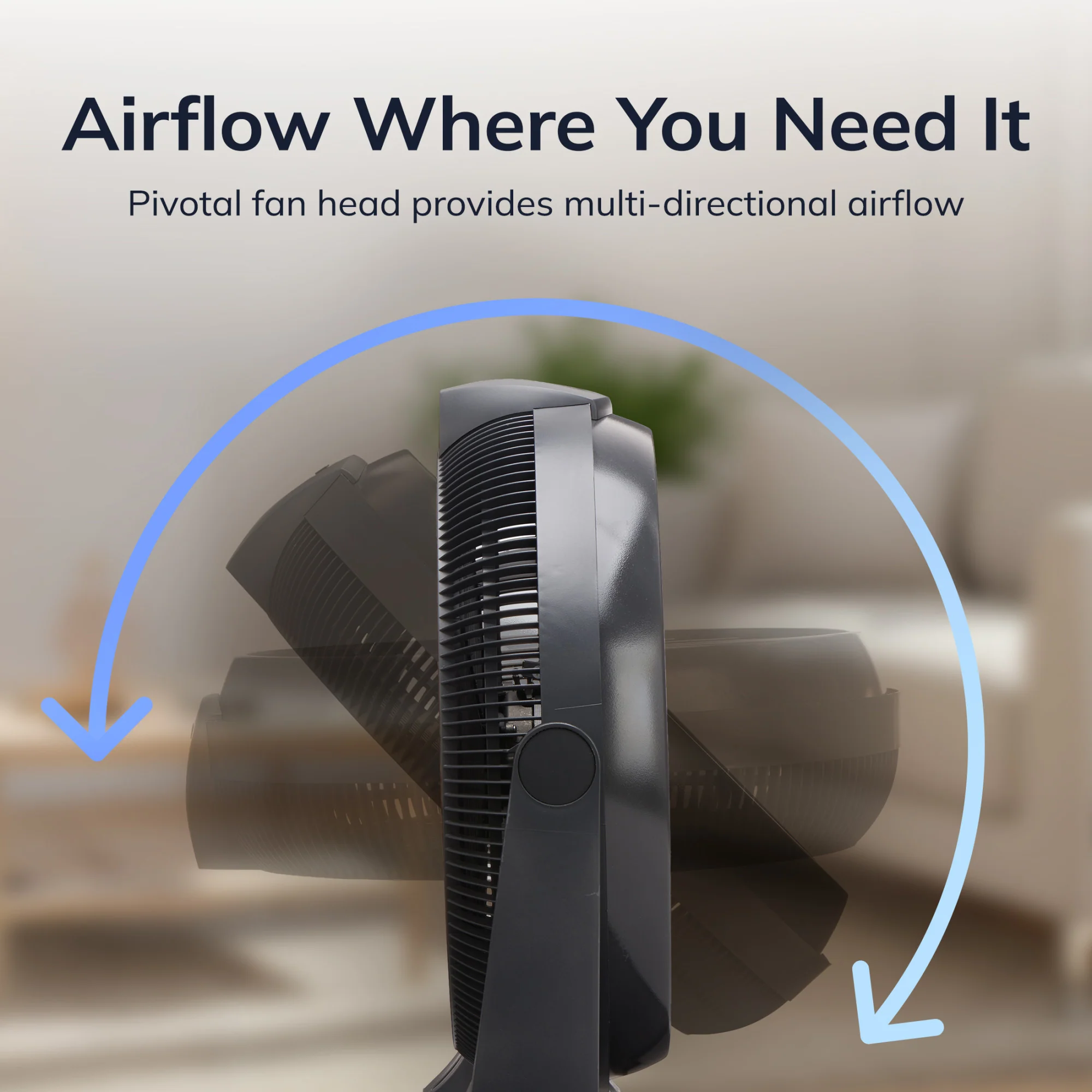 Lasko Cyclone 20" Air Circulator Fan: Wall Mount, 4-Speed, Remote, Black - Image 4