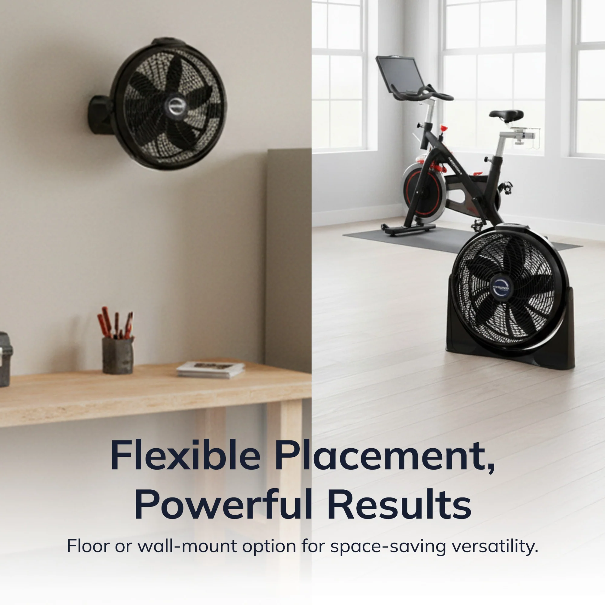 Lasko Cyclone 20" Air Circulator Fan: Wall Mount, 4-Speed, Remote, Black - Image 7