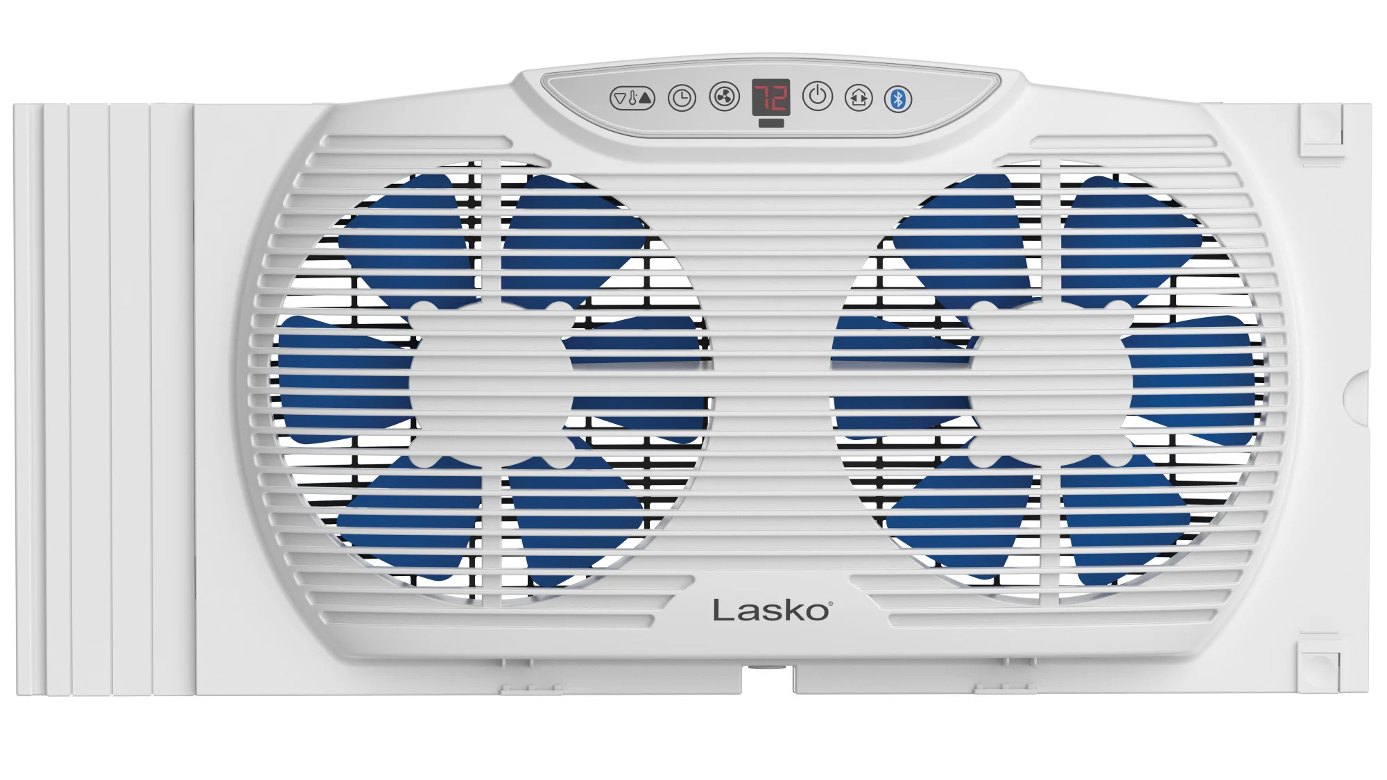 Lasko Twin Window Fan: 3-Speed, Electrically Reversible, Bluetooth, White - Image 8