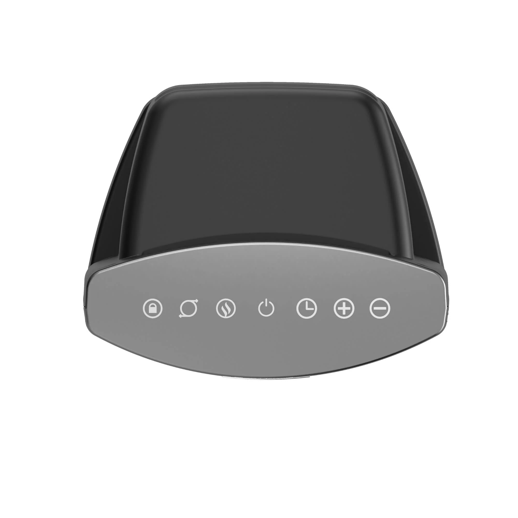 Lasko Ellipse 12" Table Top Heater (remote, timer, thermostat, tip-over switch, child lock, silver) - Image 8