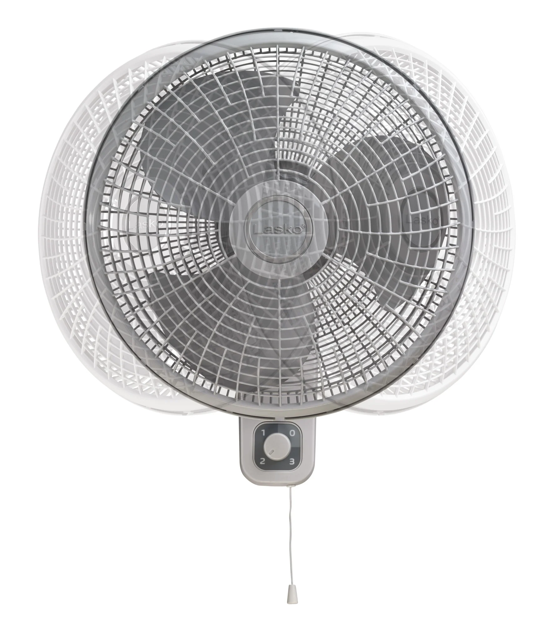 Lasko 16" Wall Mount Fan: Oscillating, 3-Speed, Tilting Head, White - Image 10