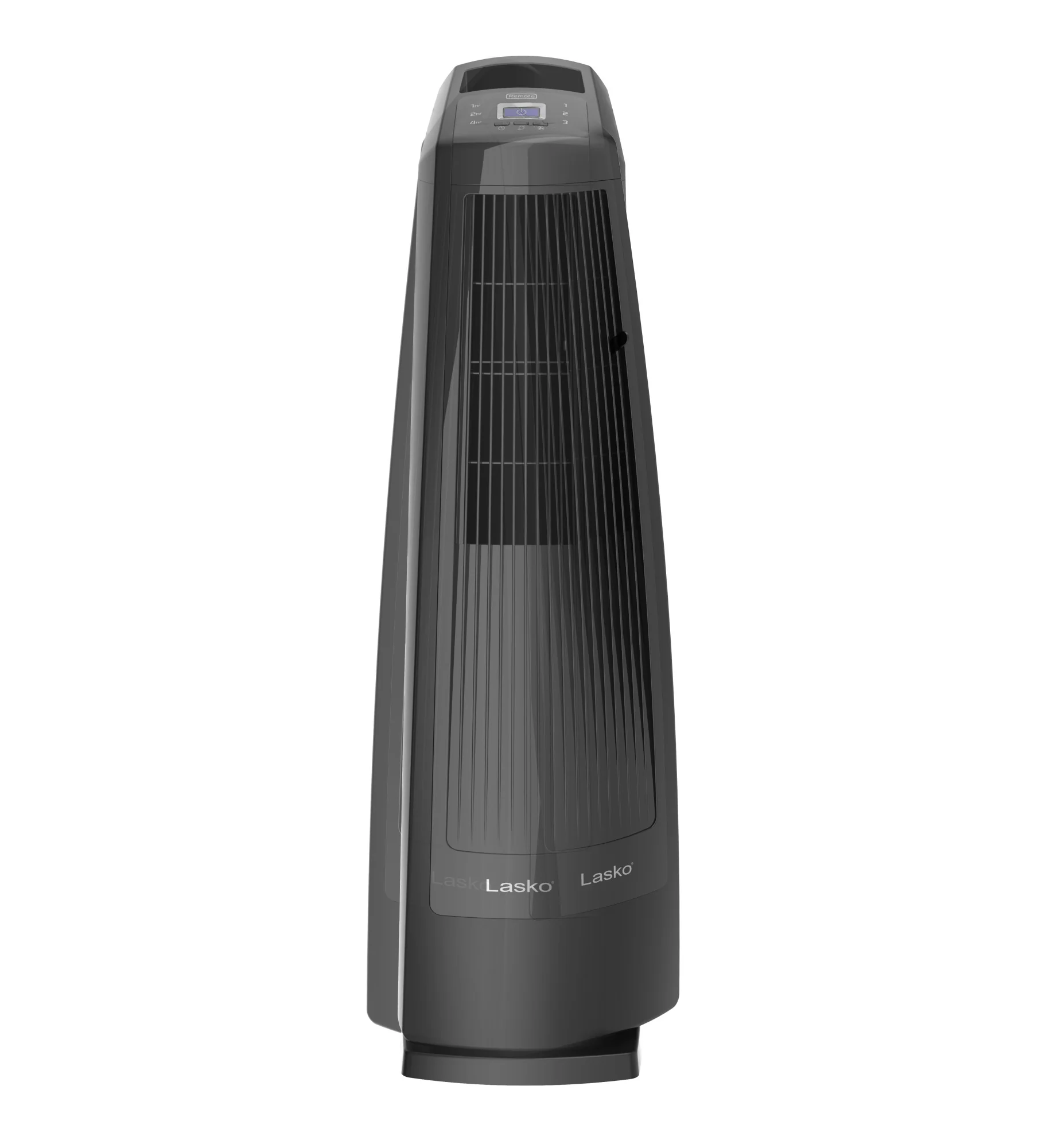 Lasko 35" Tower Fan: Oscillating, 3-Speed, High Velocity, Manual Louvers, Remote, Black - Image 11