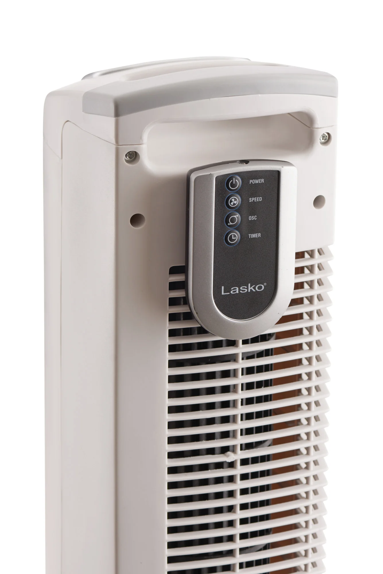 Lasko 36" Tower Fan: Oscillating, 3-Speed, Remote, Timer, White - Image 8
