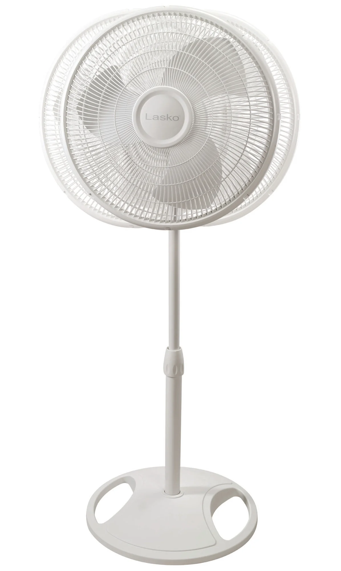 Lasko 16" Pedestal Fan: Oscillating, 3-Speed, Adjustable Height, White - Image 9