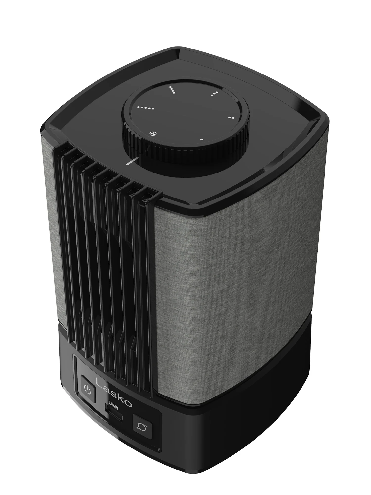 Lasko SlumberBreeze 8" Table Fan with White Noise: Oscillating, 2-Speed, Black - Image 10