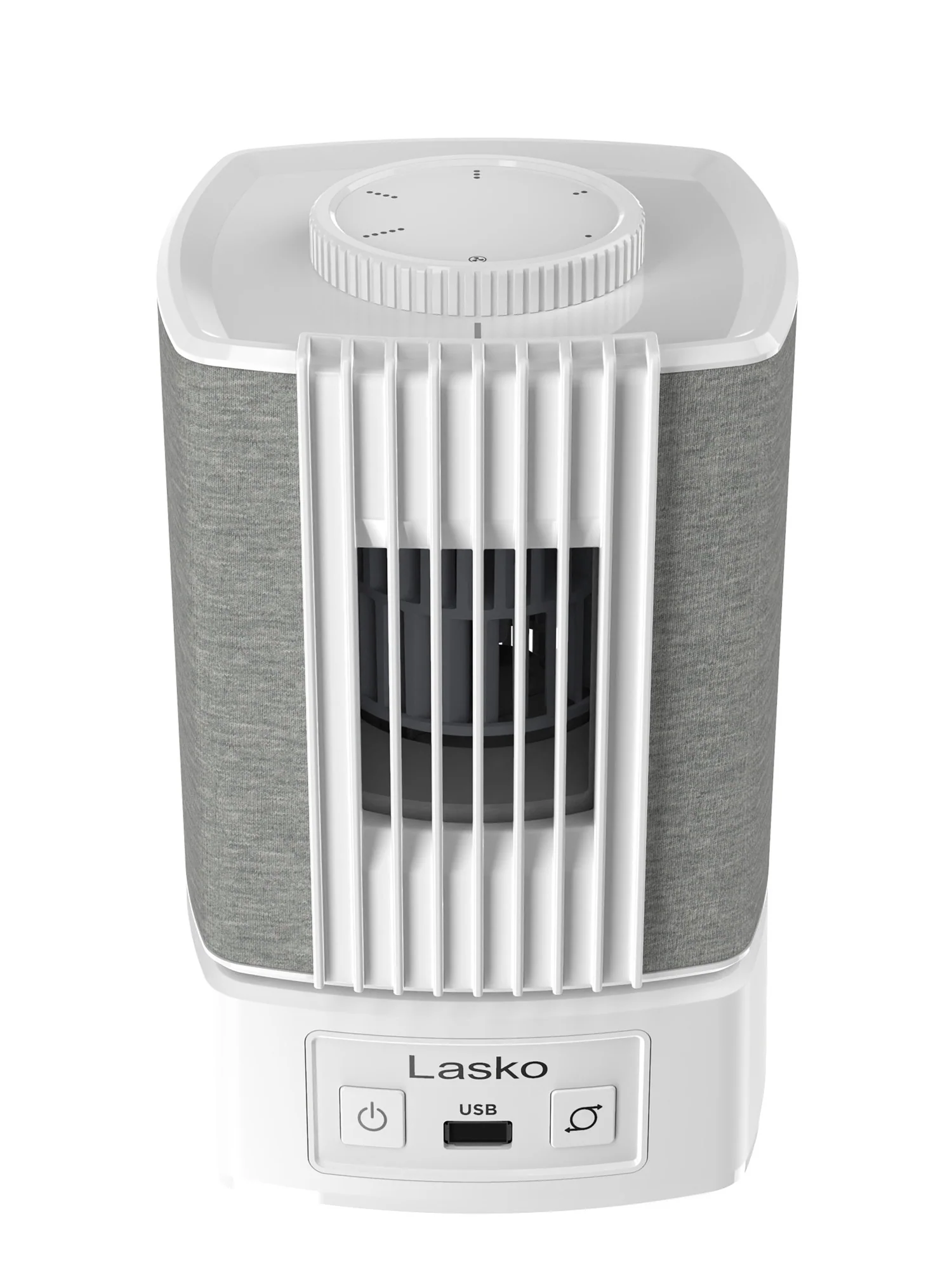 Lasko SlumberBreeze 8" Table Fan with White Noise: Oscillating, 2-Speed, White - Image 7