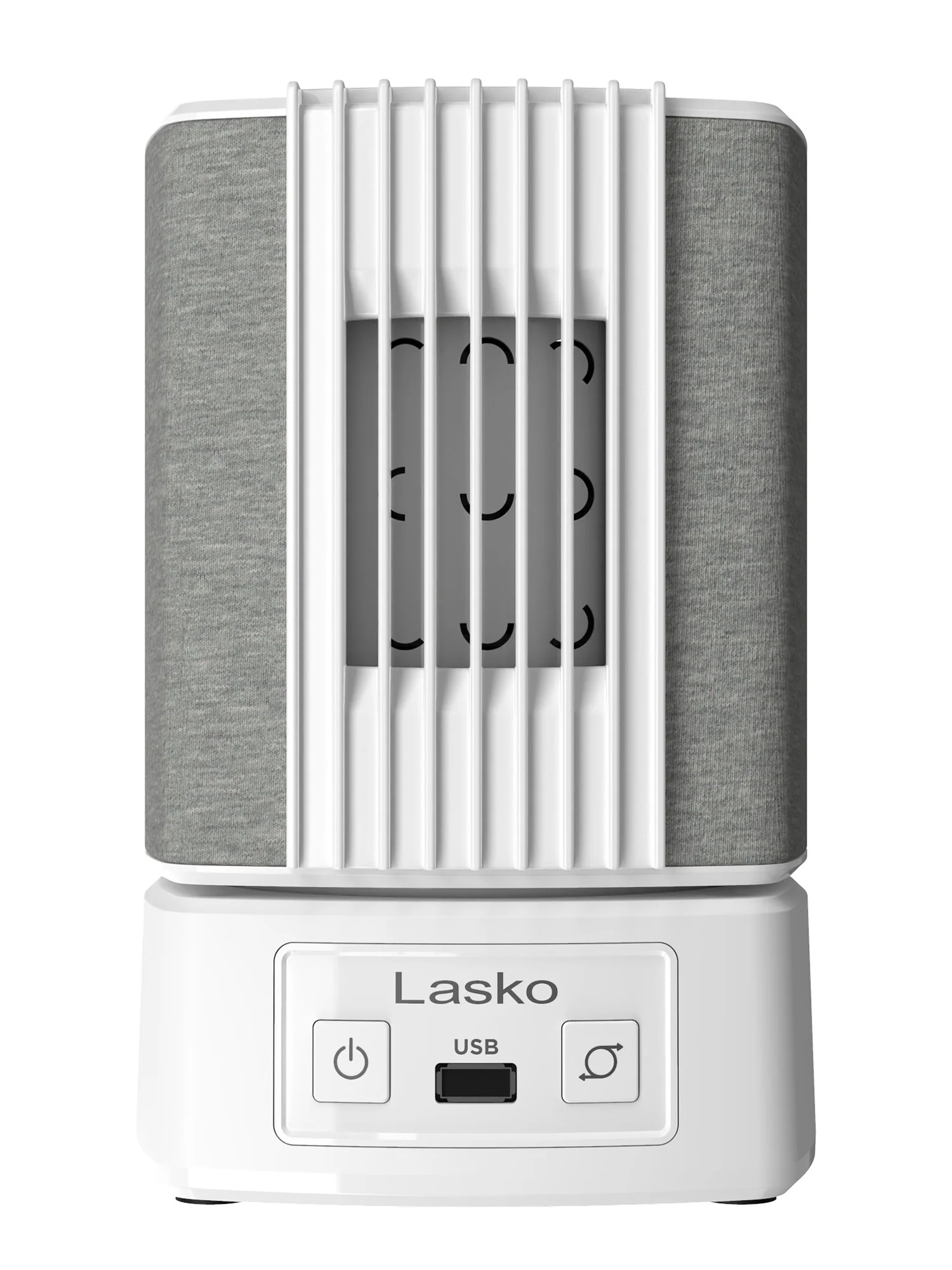 Lasko SlumberBreeze 8" Table Fan with White Noise: Oscillating, 2-Speed, White - Image 8