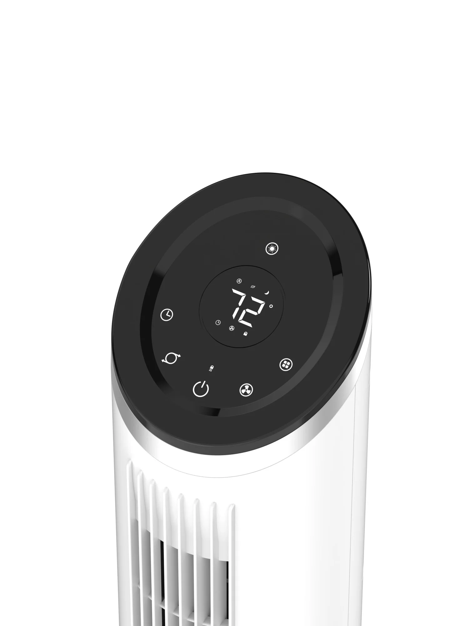 Lasko Apex 42" Tower Fan: Oscillating, 6-Speed, Remote, Timer, White - Image 2