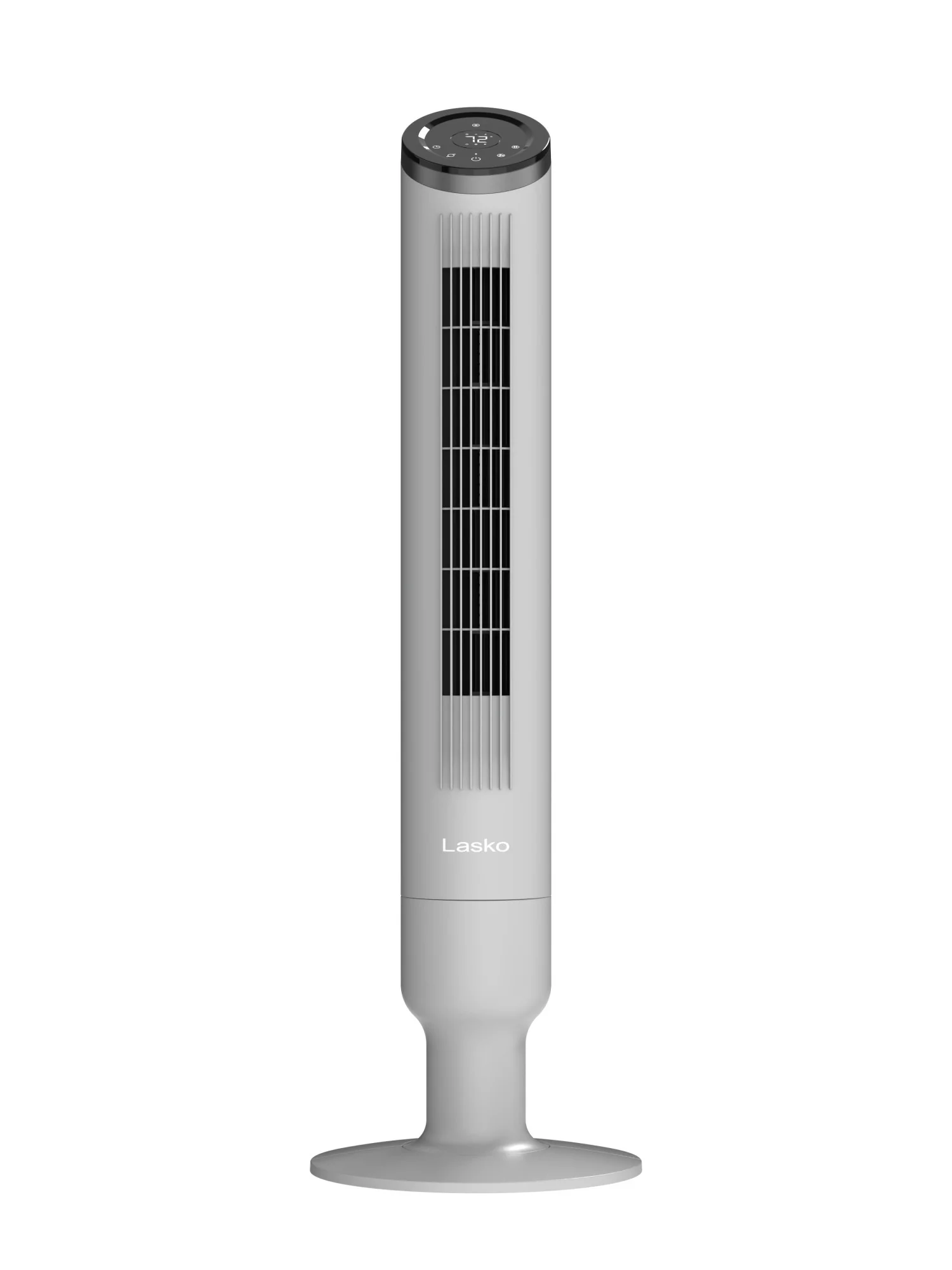 Lasko Apex 42" Tower Fan: Oscillating, 6-Speed, Remote, Timer, Gray
