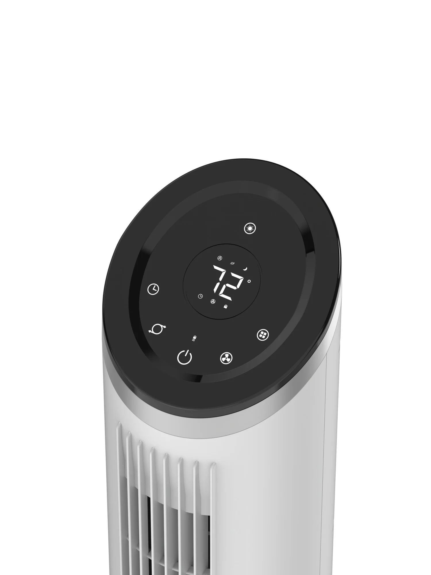Lasko Apex 42" Tower Fan: Oscillating, 6-Speed, Remote, Timer, Gray - Image 2