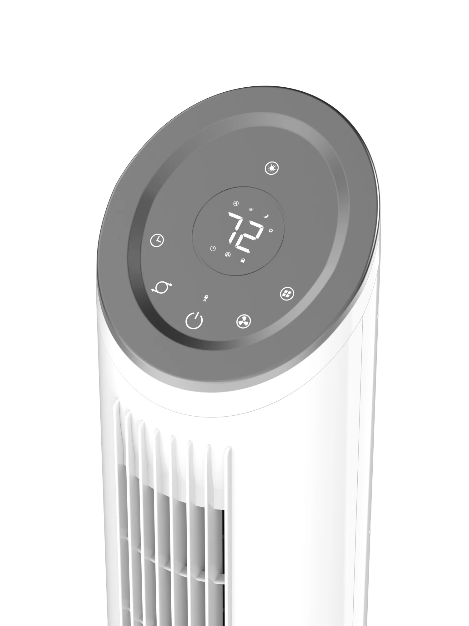 Lasko Ascend 36" Tower Fan: Oscillating, 4-Speed, Remote, Timer, White - Image 2