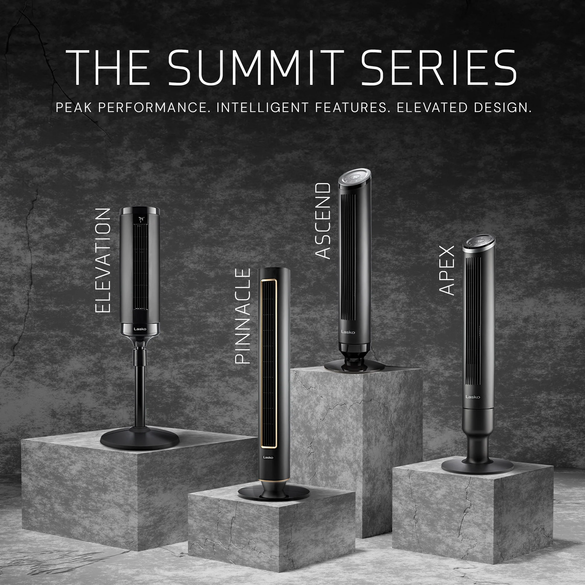 Lasko Elevation 54" DC Pedestal Tower Fan: Oscillating, 8-Speed, Remote, Black - Image 8