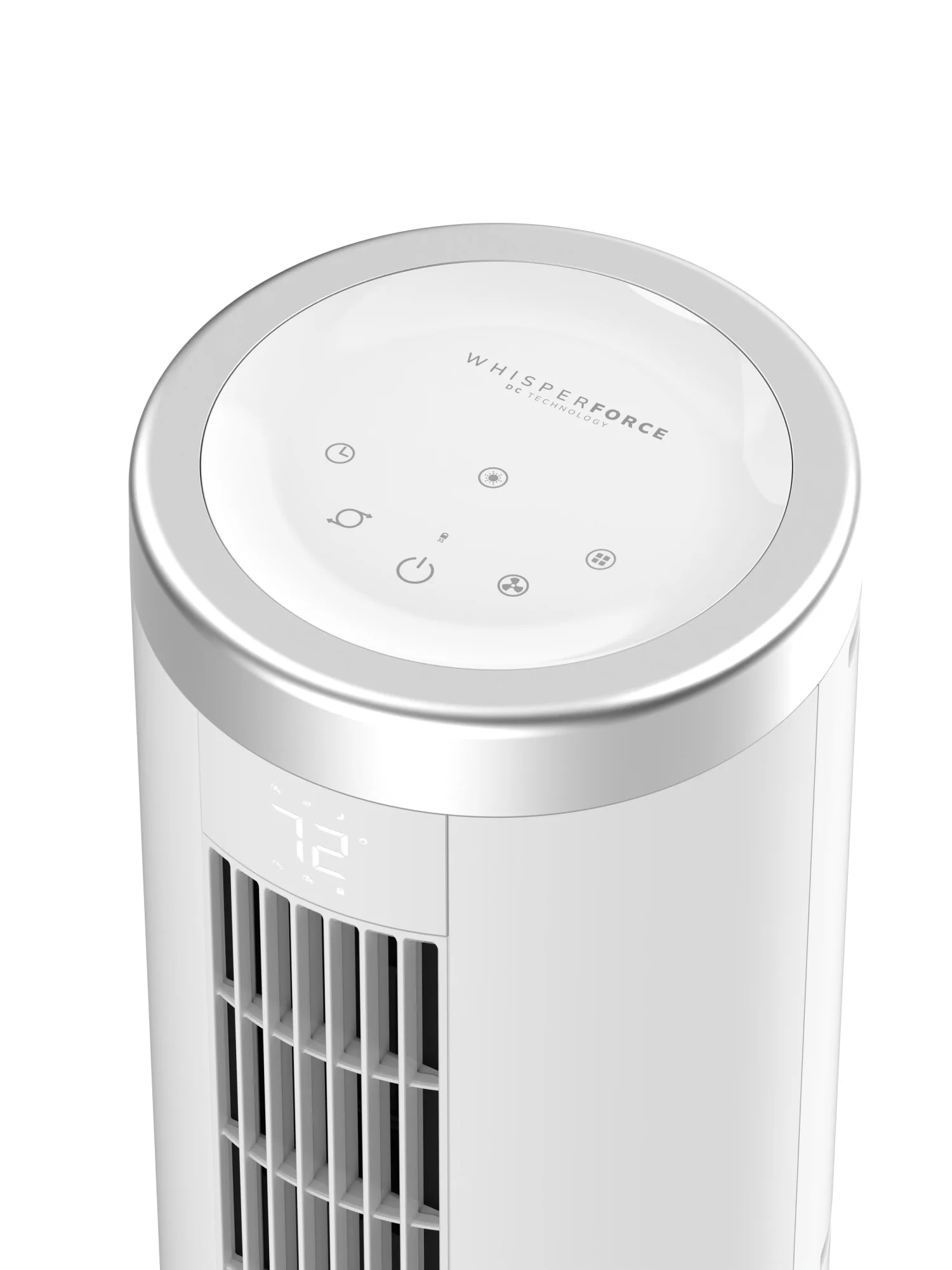 Lasko Elevation 54" DC Pedestal Tower Fan: Oscillating, 8-Speed, Remote, White - Image 2