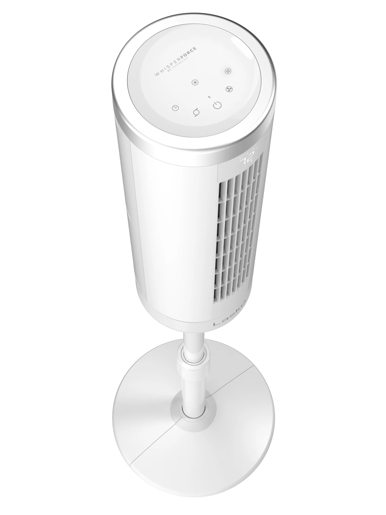 Lasko Elevation 54" DC Pedestal Tower Fan: Oscillating, 8-Speed, Remote, White - Image 5
