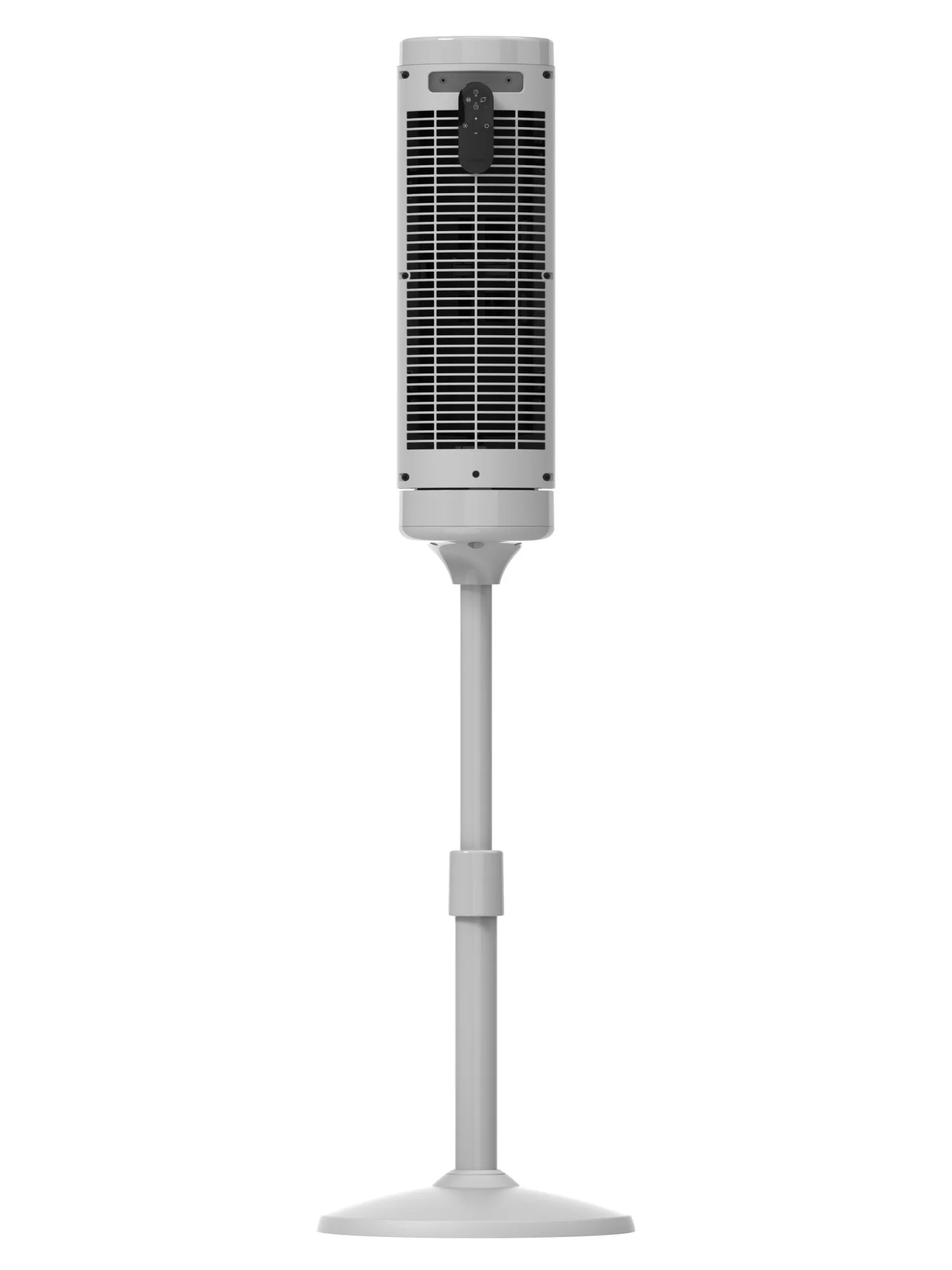 Lasko Elevation 54" DC Pedestal Tower Fan: Oscillating, 8-Speed, Remote, Gray - Image 3