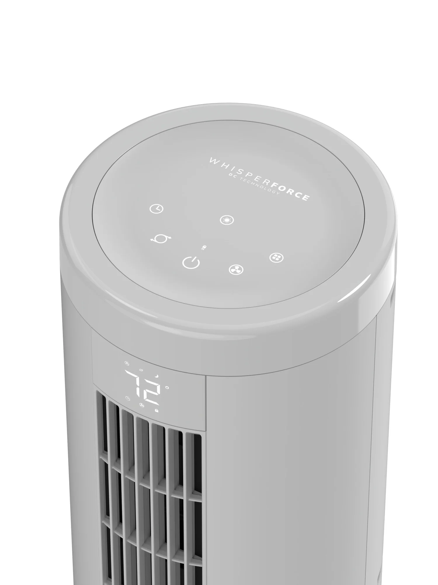 Lasko Elevation 54" DC Pedestal Tower Fan: Oscillating, 8-Speed, Remote, Gray - Image 4