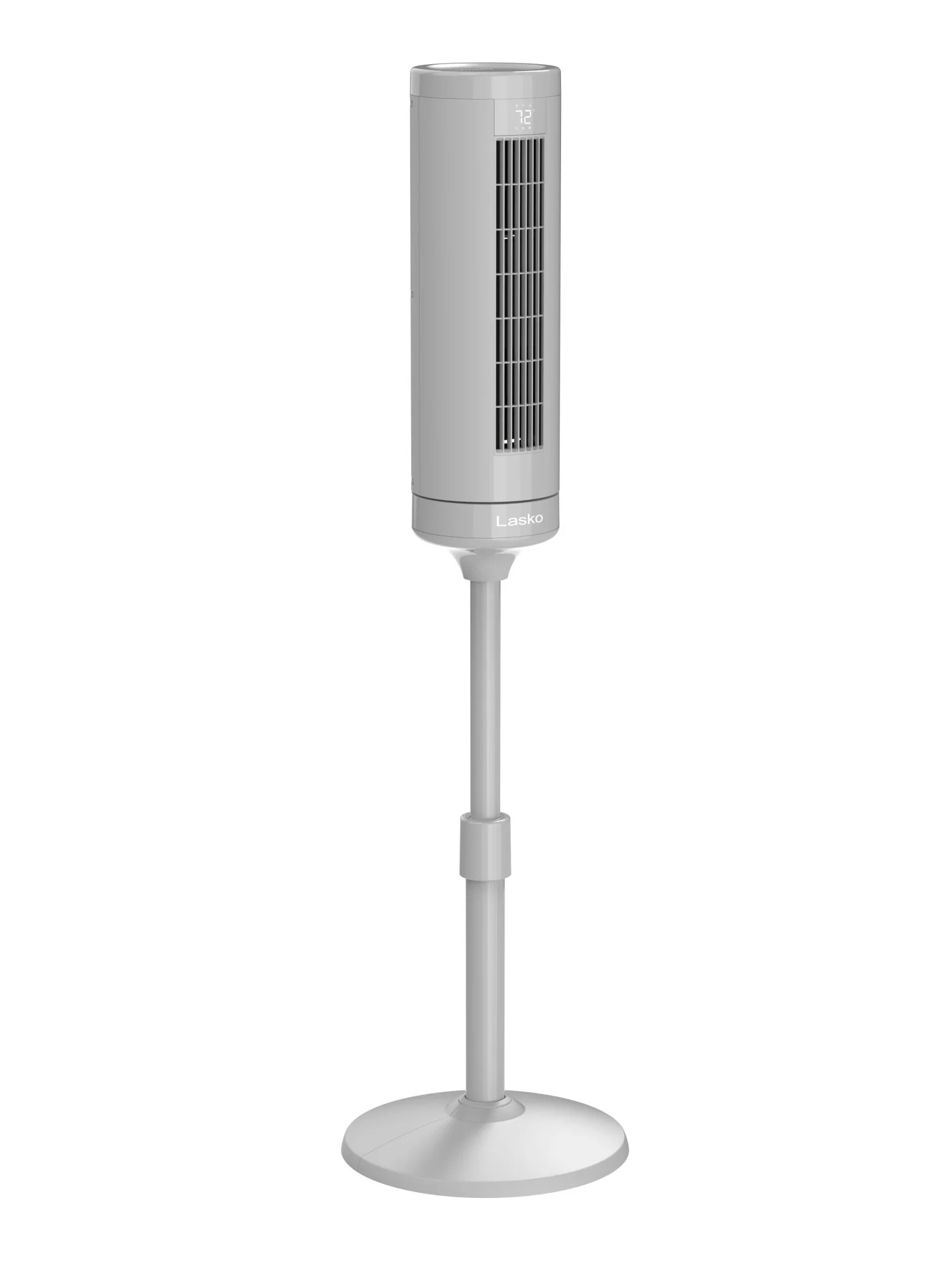 Lasko Elevation 54" DC Pedestal Tower Fan: Oscillating, 8-Speed, Remote, Gray - Image 7