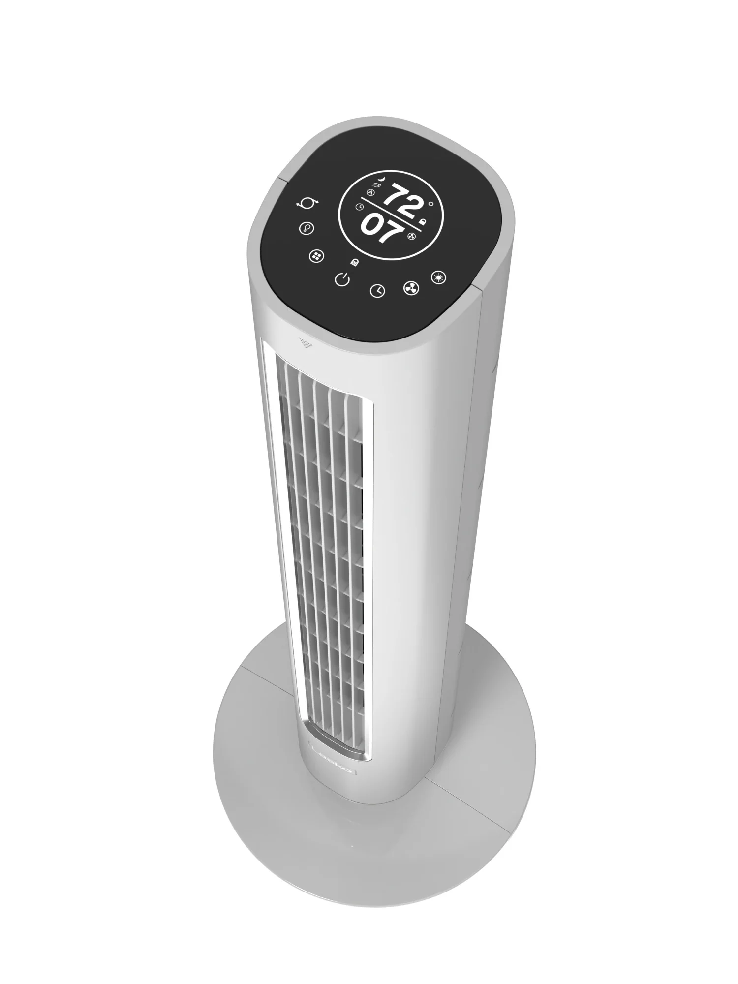 Lasko Pinnacle 40" DC Tower Fan: Oscillating, 12-Speed, Remote, Timer, Gray - Image 7